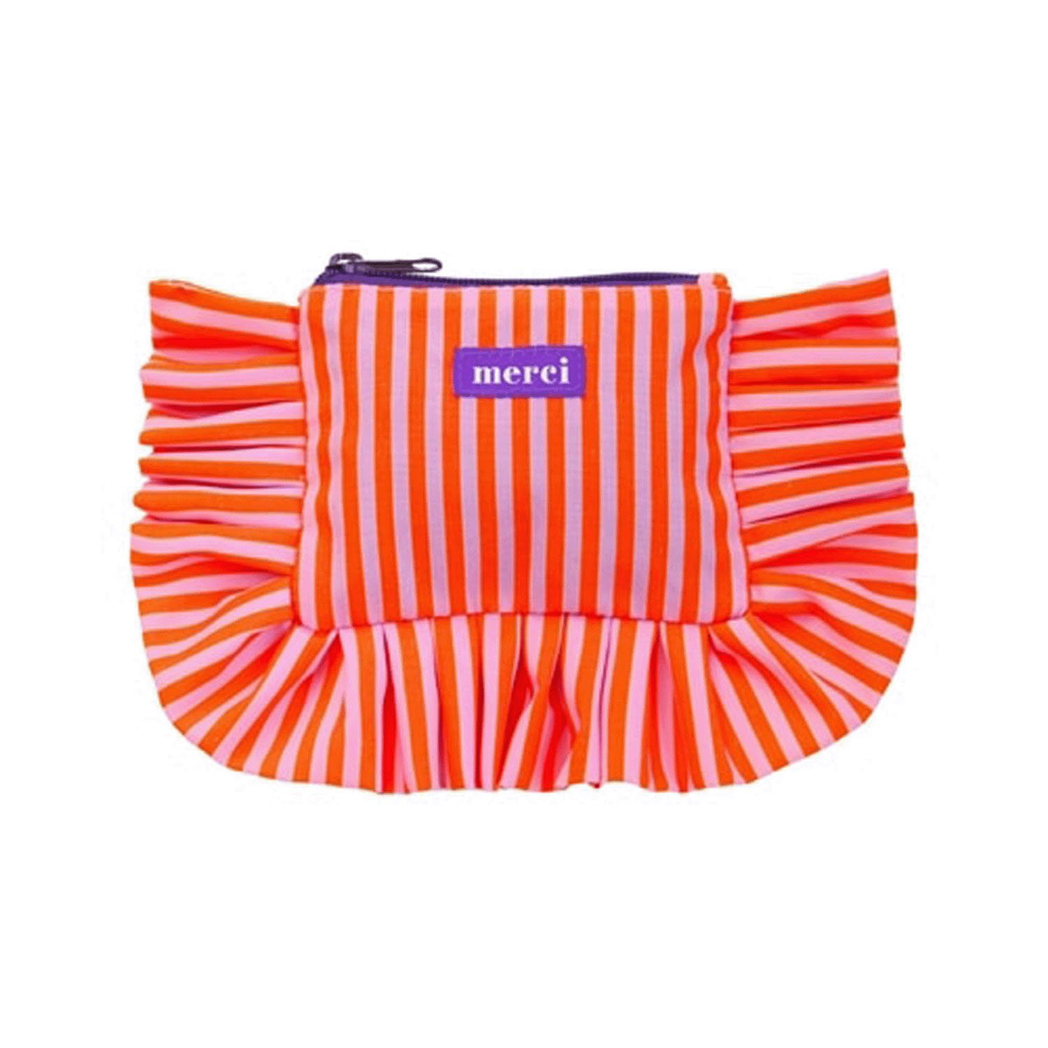 MERCI ストライプ コットンポーチS - 画像2