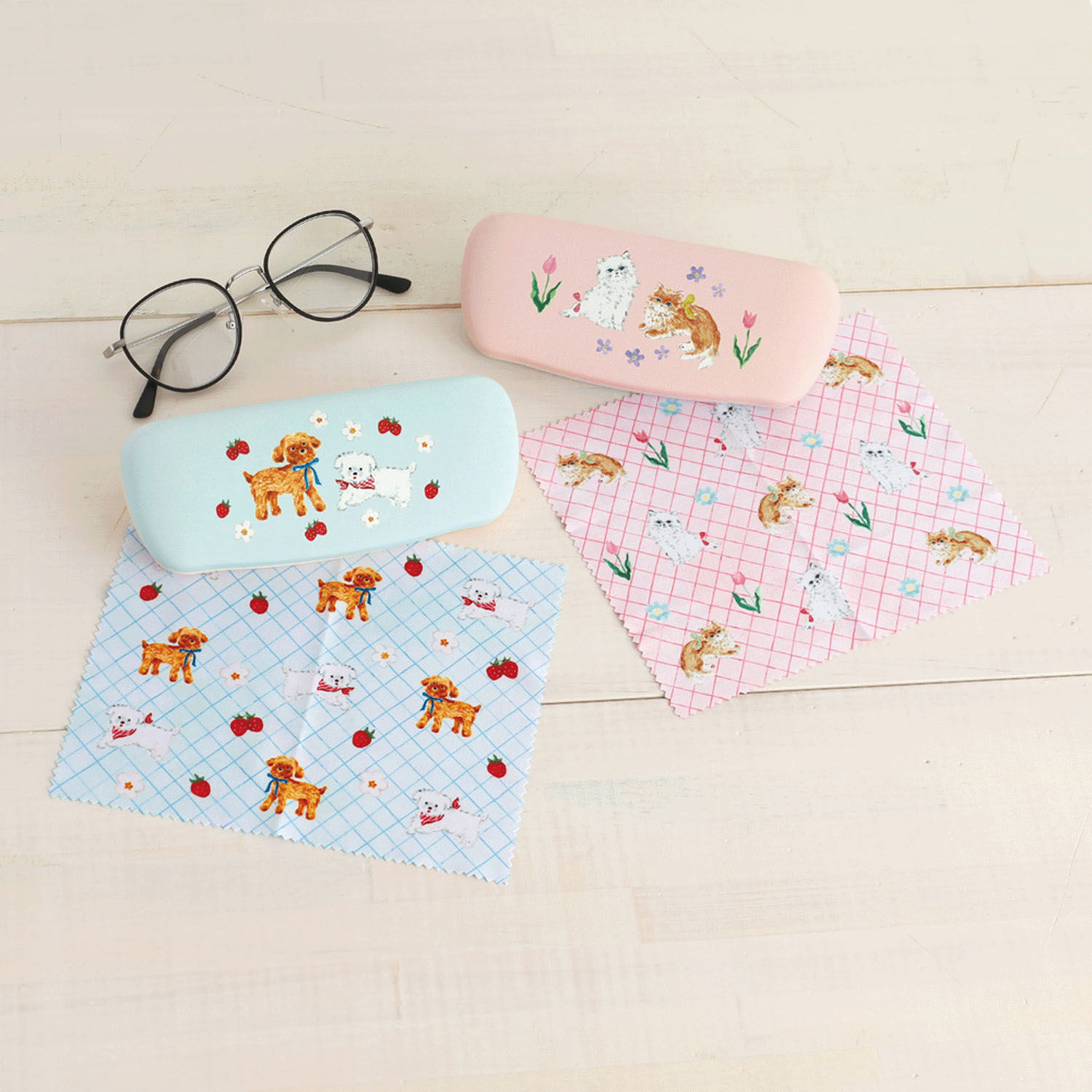 利光春華 メガネケース＆クロスセット