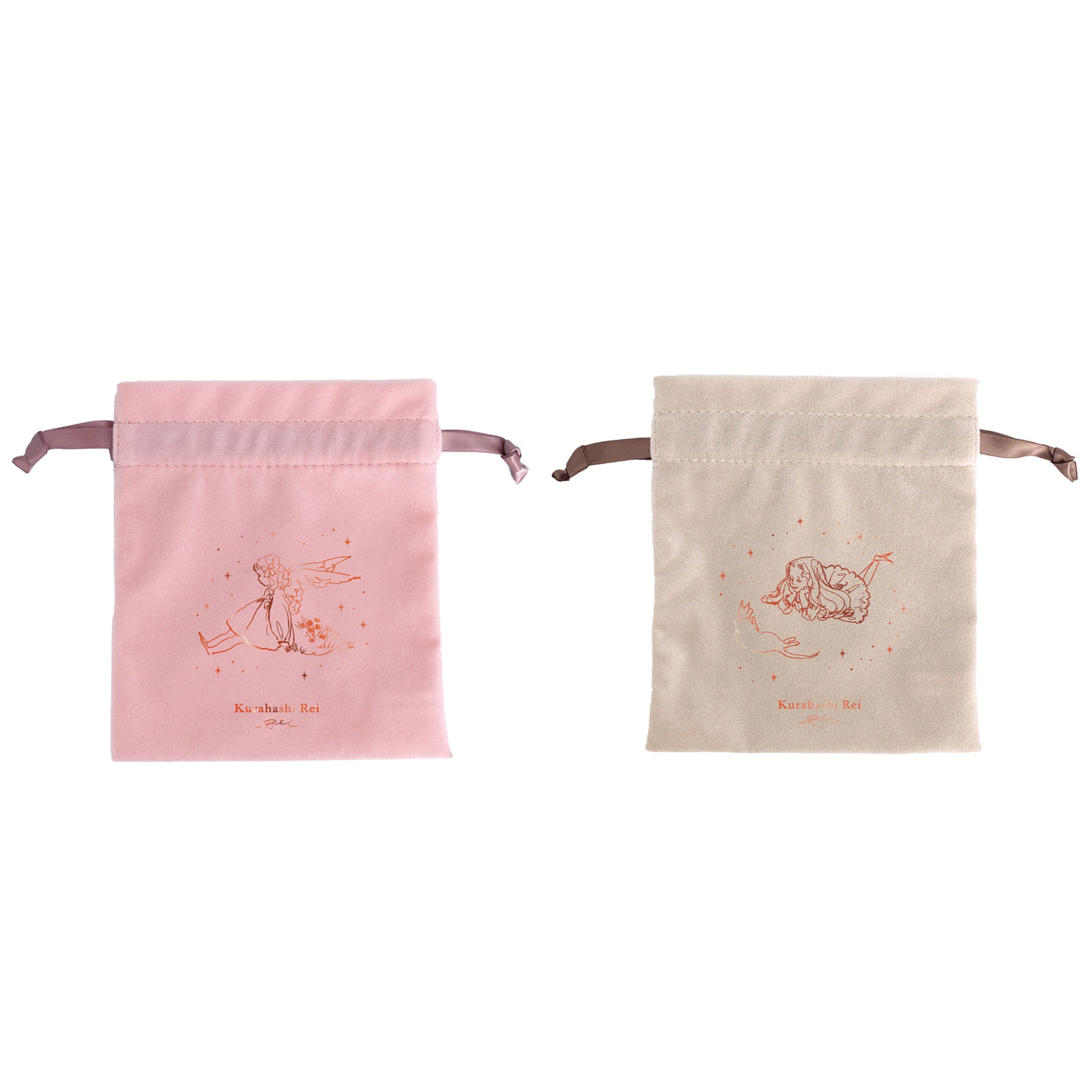 くらはしれい ベロア巾着 - 画像1