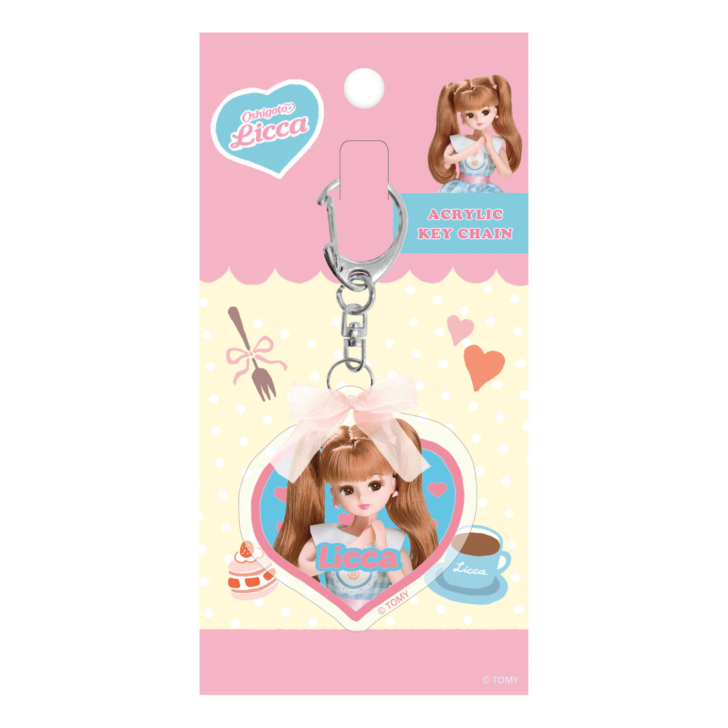 リカちゃん リボン付きアクリルキーホルダー - 画像3
