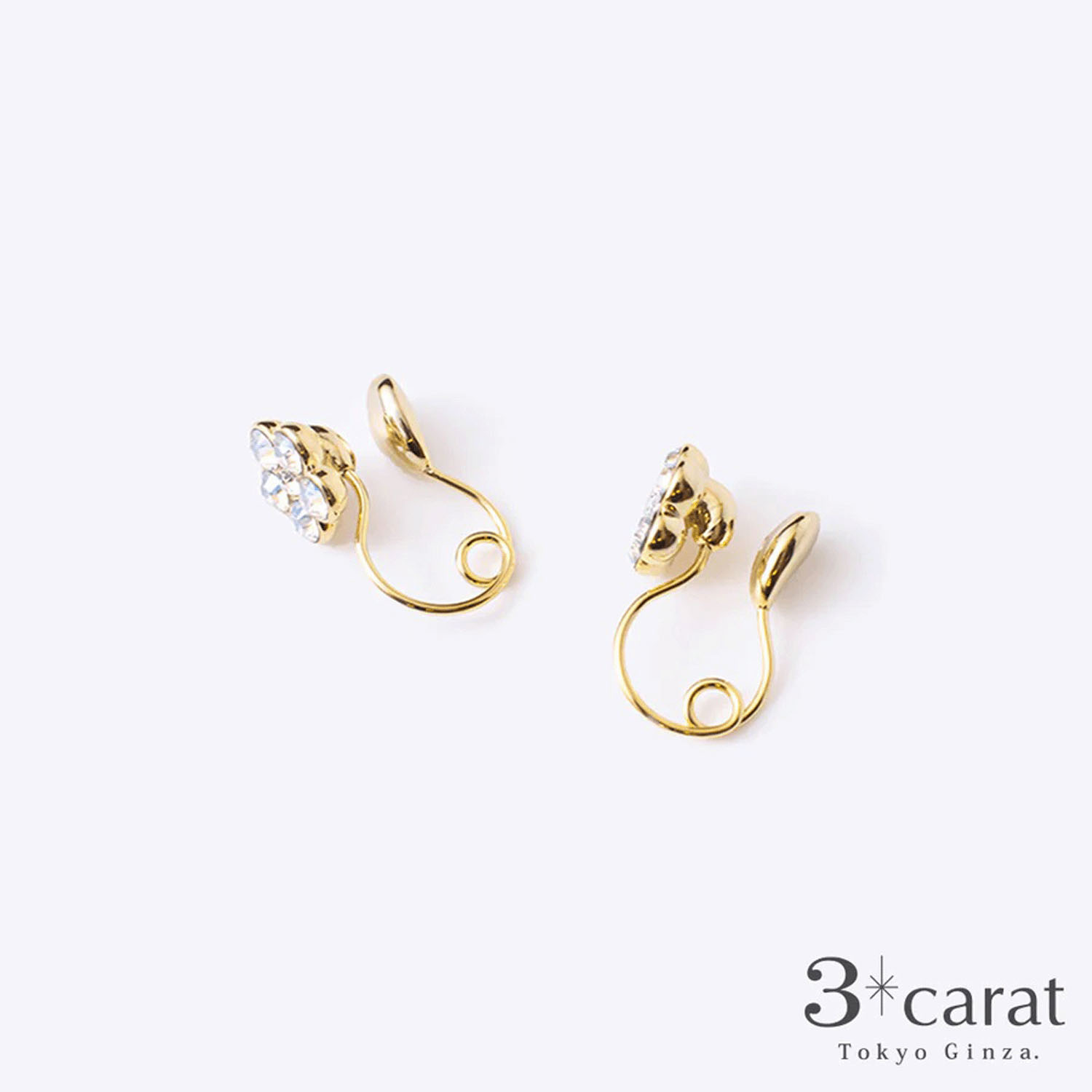 ループフィットイヤリング  フラワー - 画像3