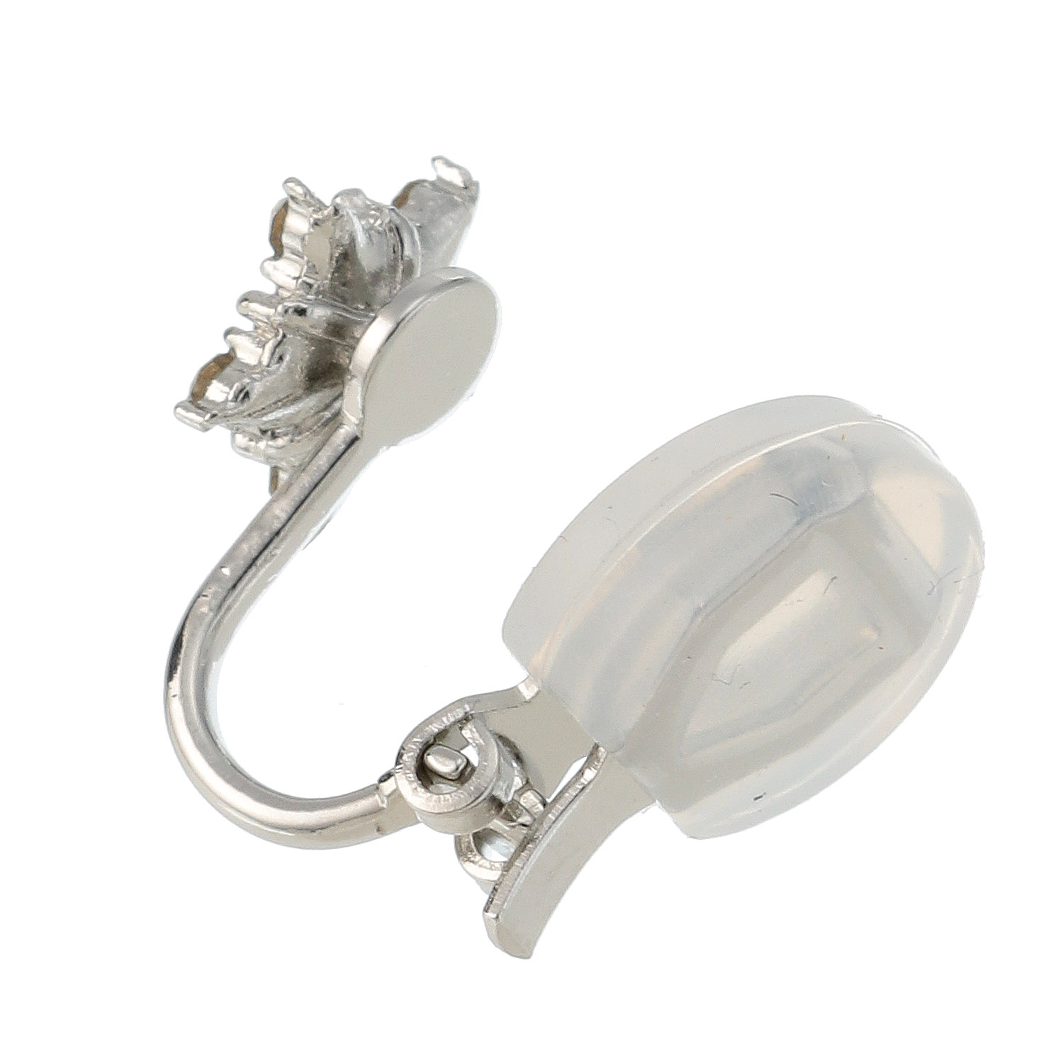 樹脂付クリップイヤリング 星 - 画像2