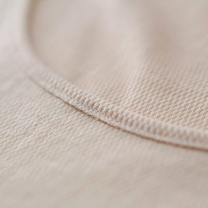 【予約可能品】肌側シルク100％インナー エアリータンクトップ （内絹外ウール） - 画像7