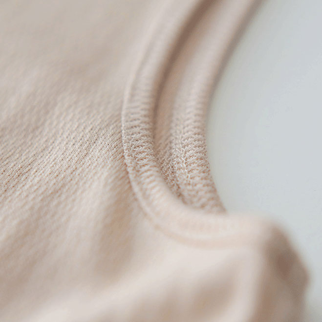 【予約可能品】肌側シルク100％インナー エアリータンクトップ （内絹外ウール） - 画像8