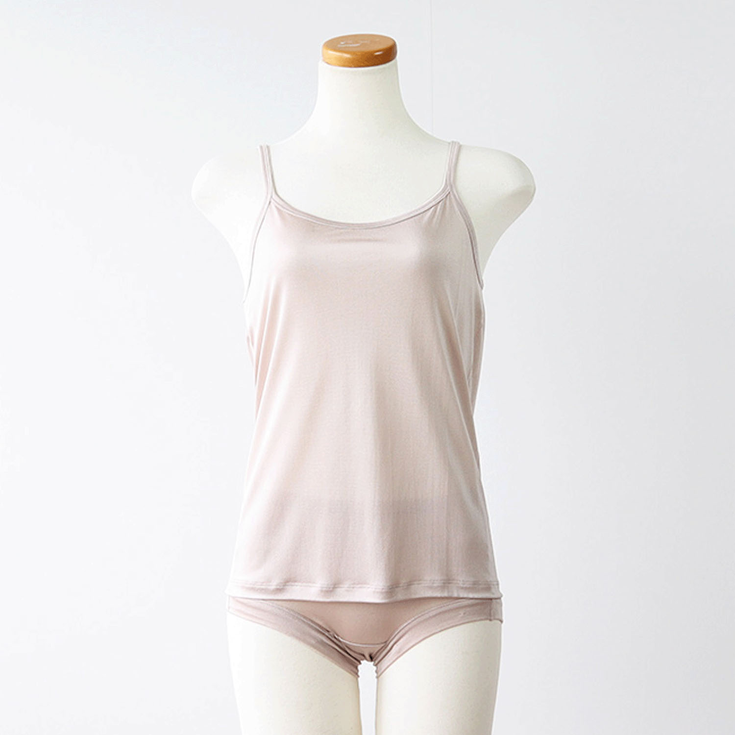 正絹シルク100％インナー キャミソール （ 天竺編み ） - 画像12