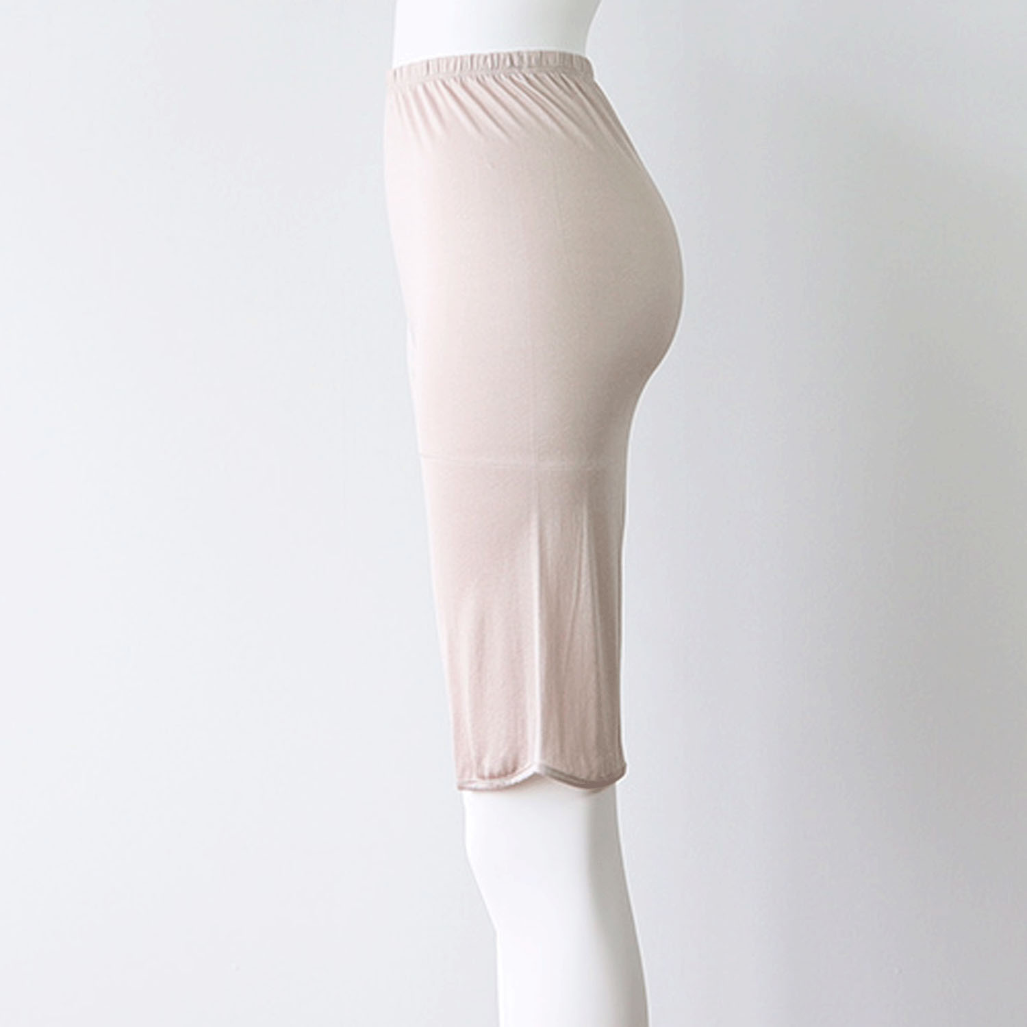 正絹シルク100％インナー 5分丈ボトム （天竺編み） - 画像5