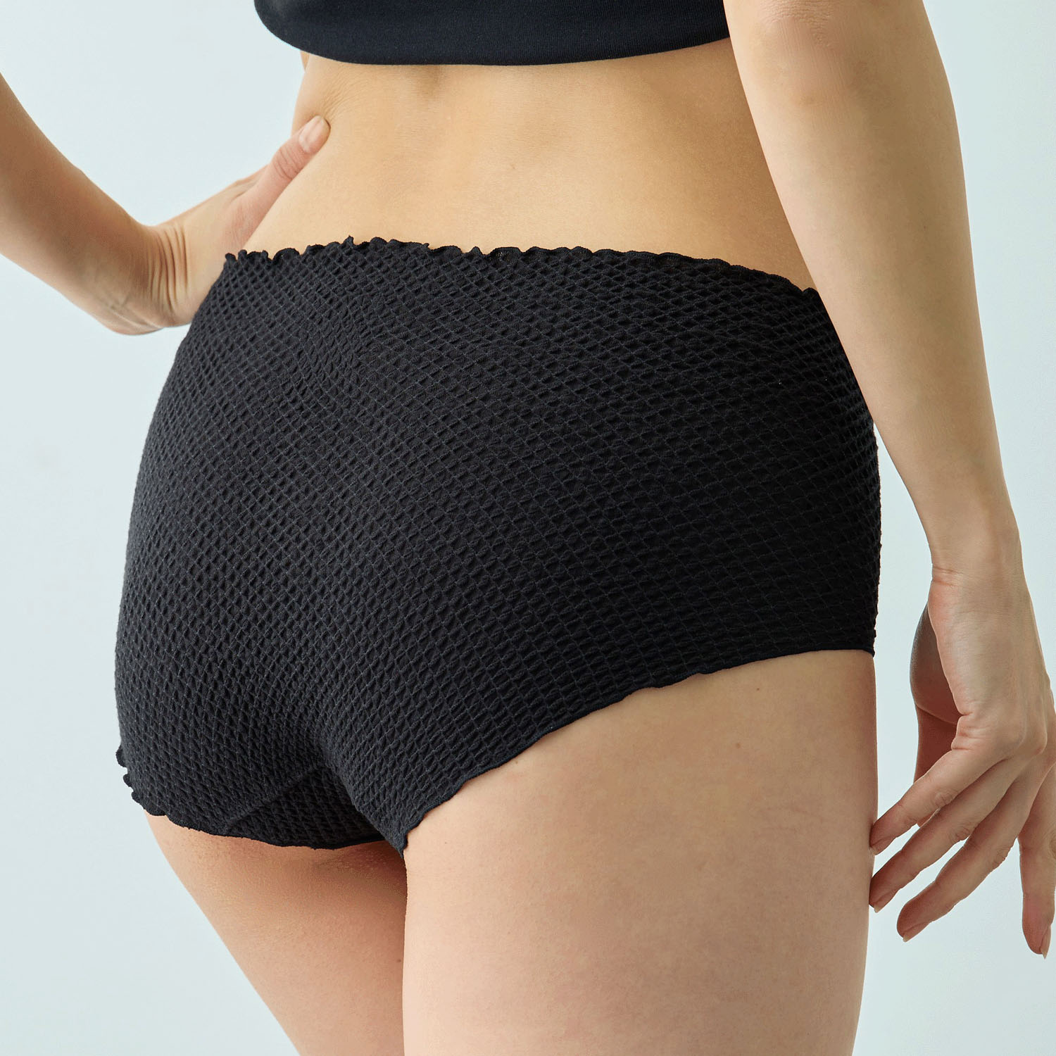 メローショーツ L ブラック のびりら - 画像12