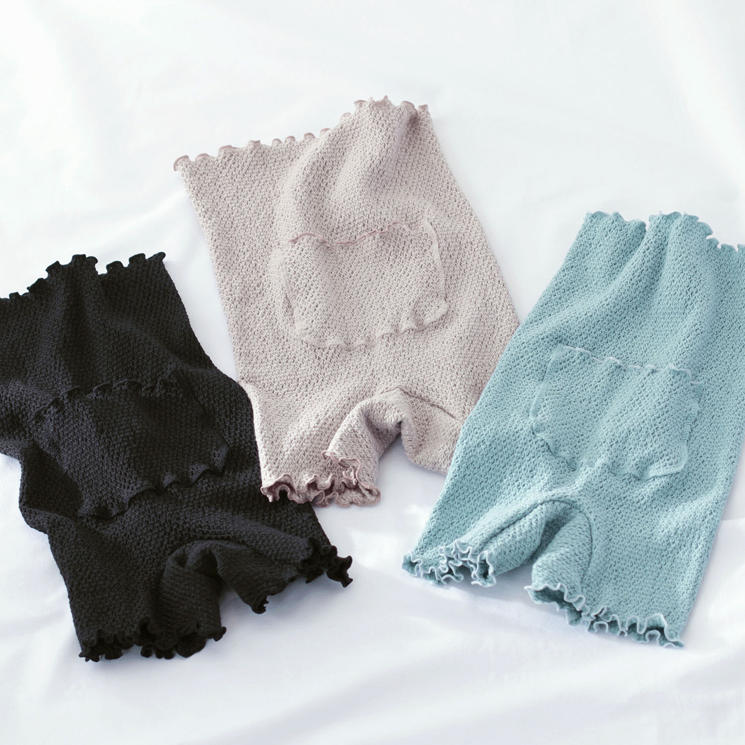 ポケット付腹巻パンツ L サンドベージュ のびりら - 画像3