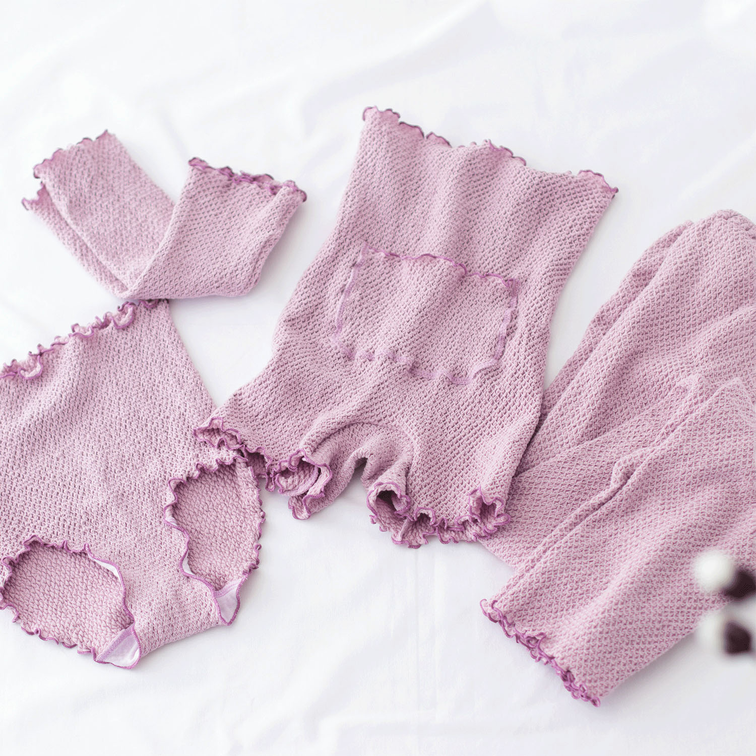 メローショーツ L オールドライラック のびりら - 画像4