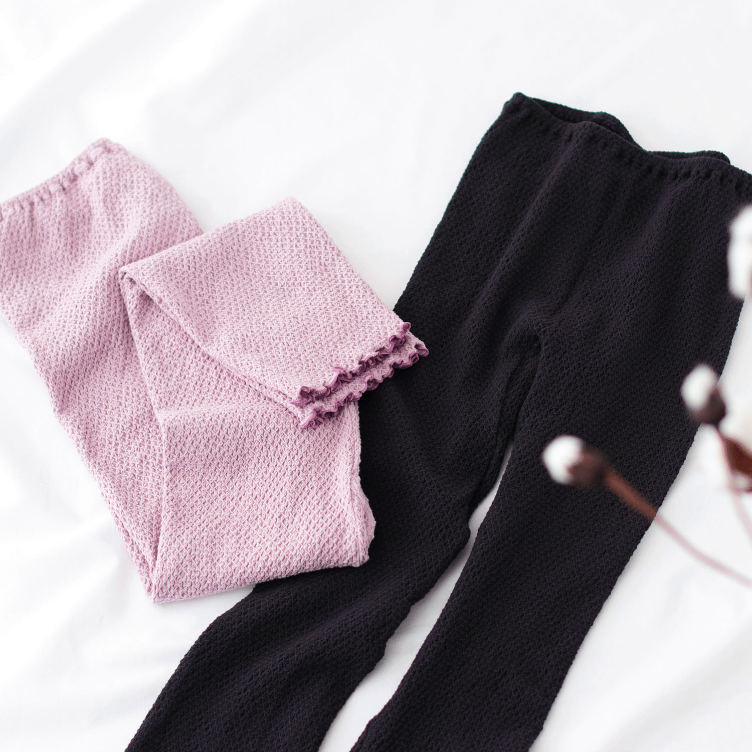 レギンス L ウォーターグリーン のびりら - 画像5