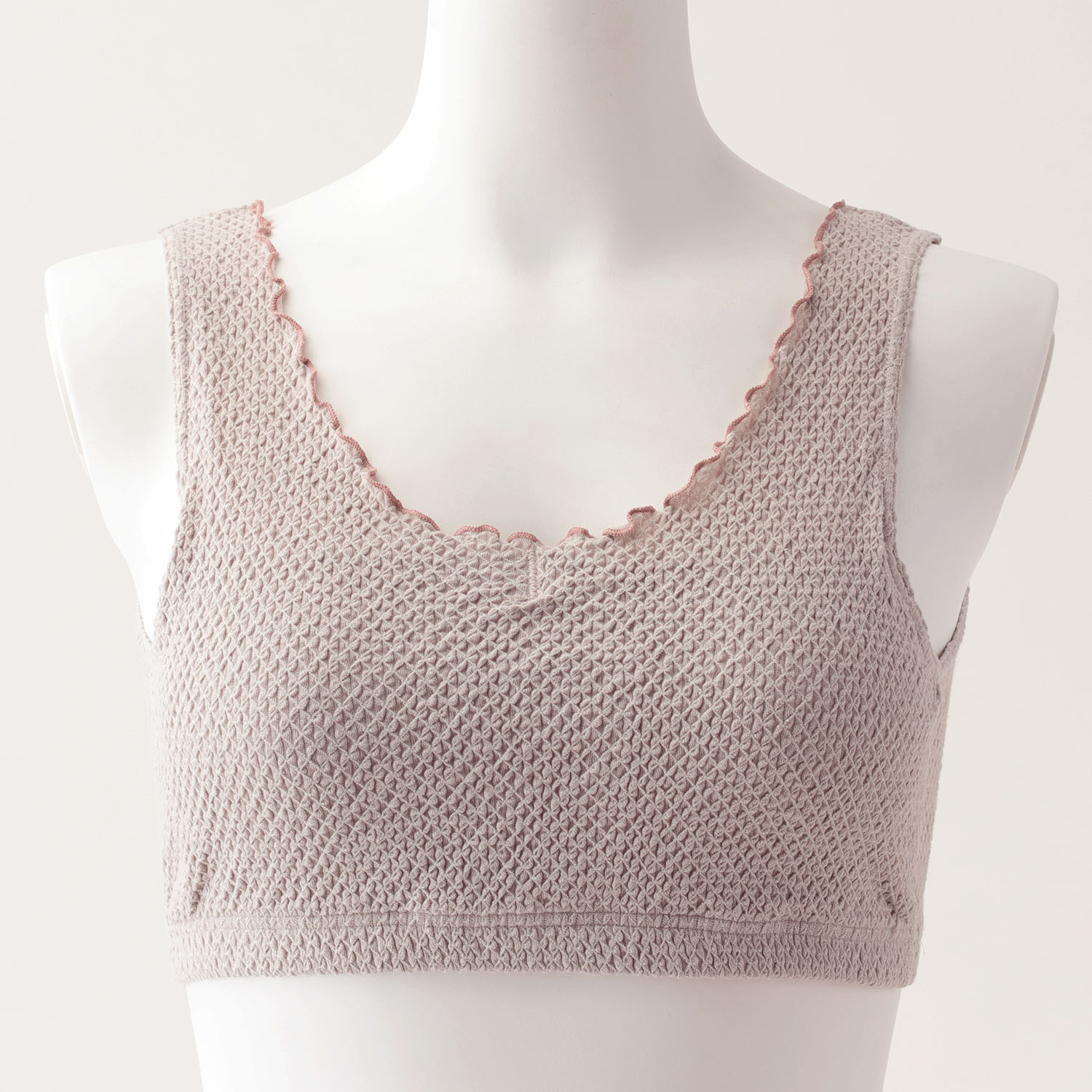 リラックスブラ M サンドベージュ のびりら