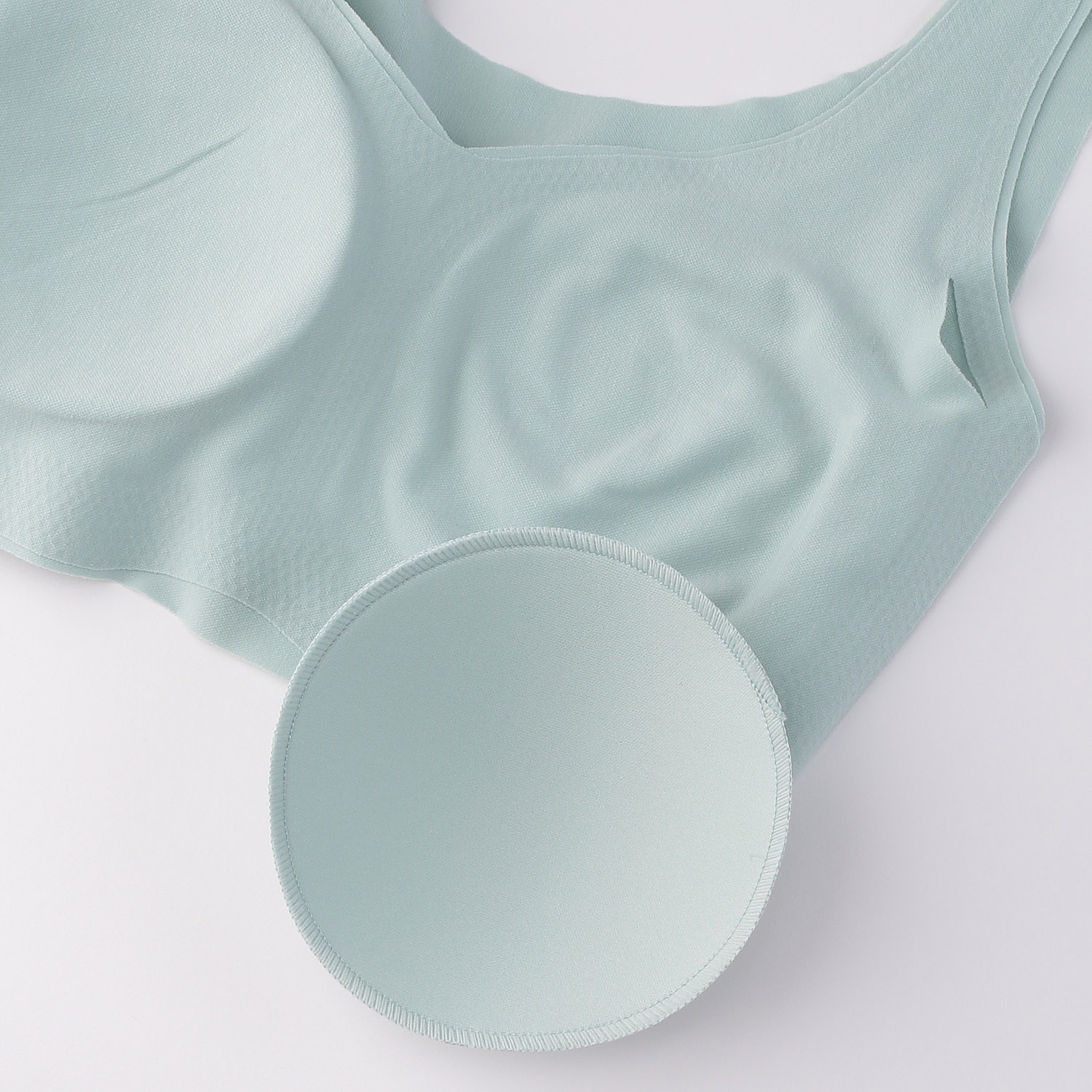 【お取り寄せ】スロギー ゼロ フィール 綿混 ハーフトップブラ - 画像6