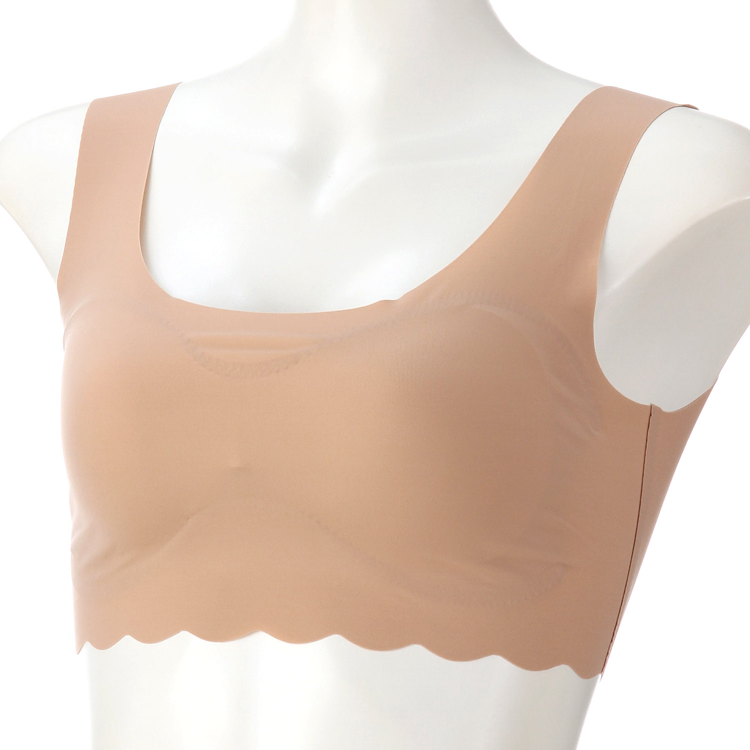 GUNZE Tuche 縫い目ゼロハーフトップ - 画像2