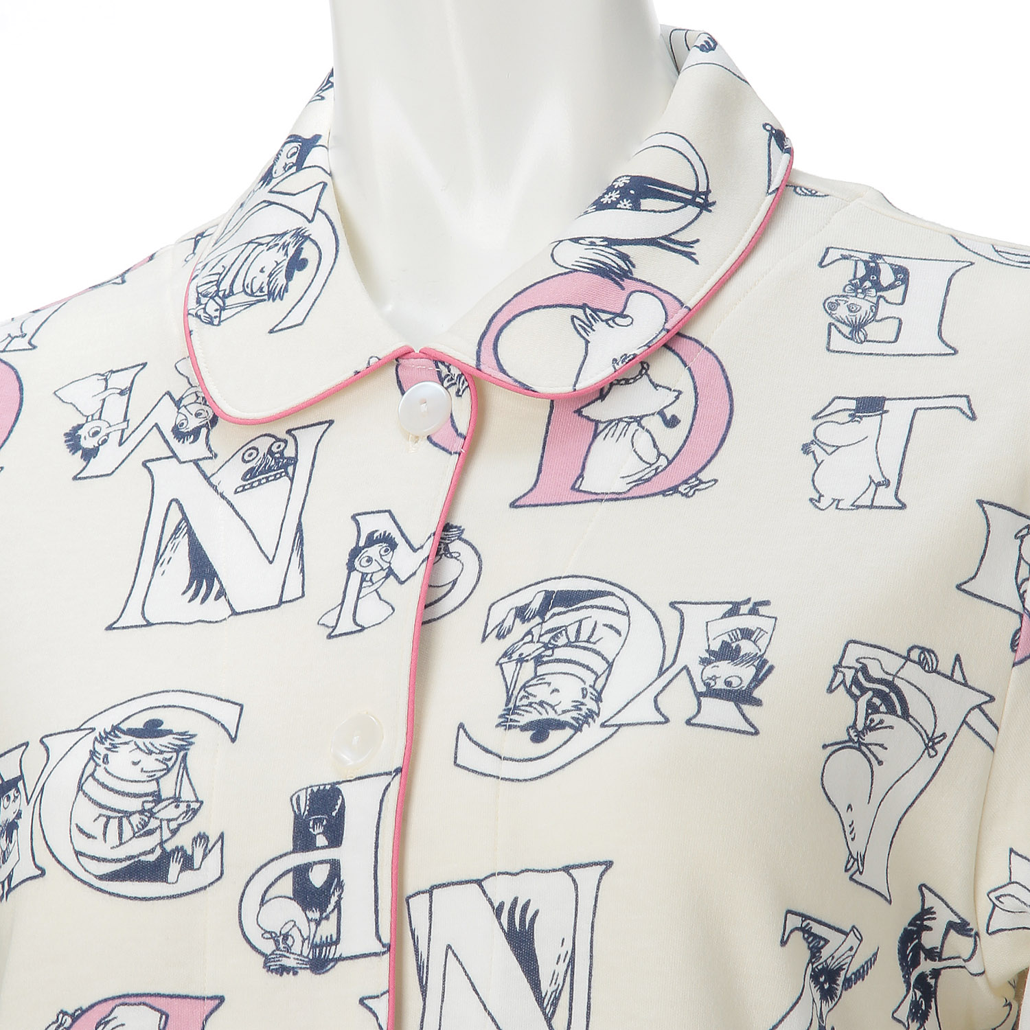 MOOMIN ムーミン×Amour アムール プリントスムースパジャマ - 画像4