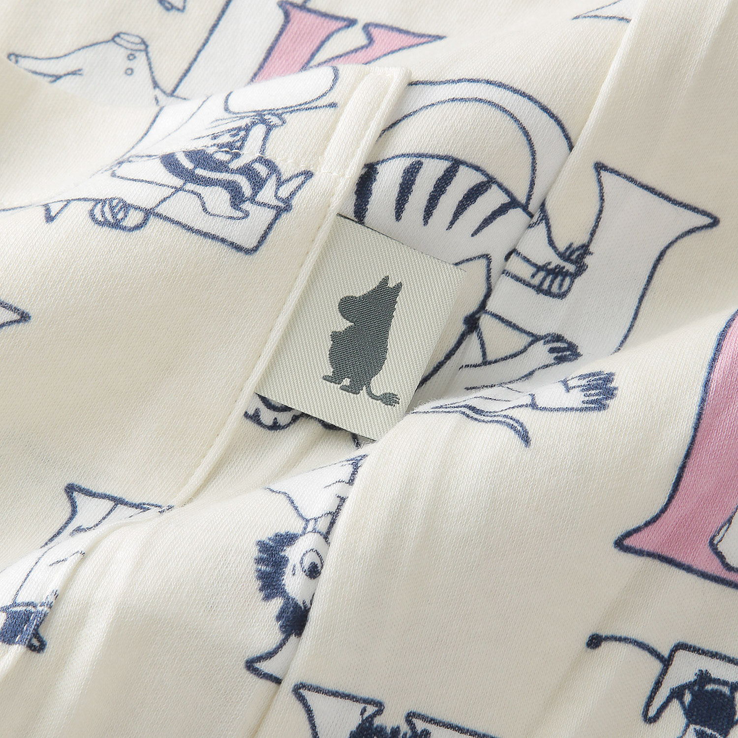 MOOMIN ムーミン×Amour アムール プリントスムースパジャマ - 画像5
