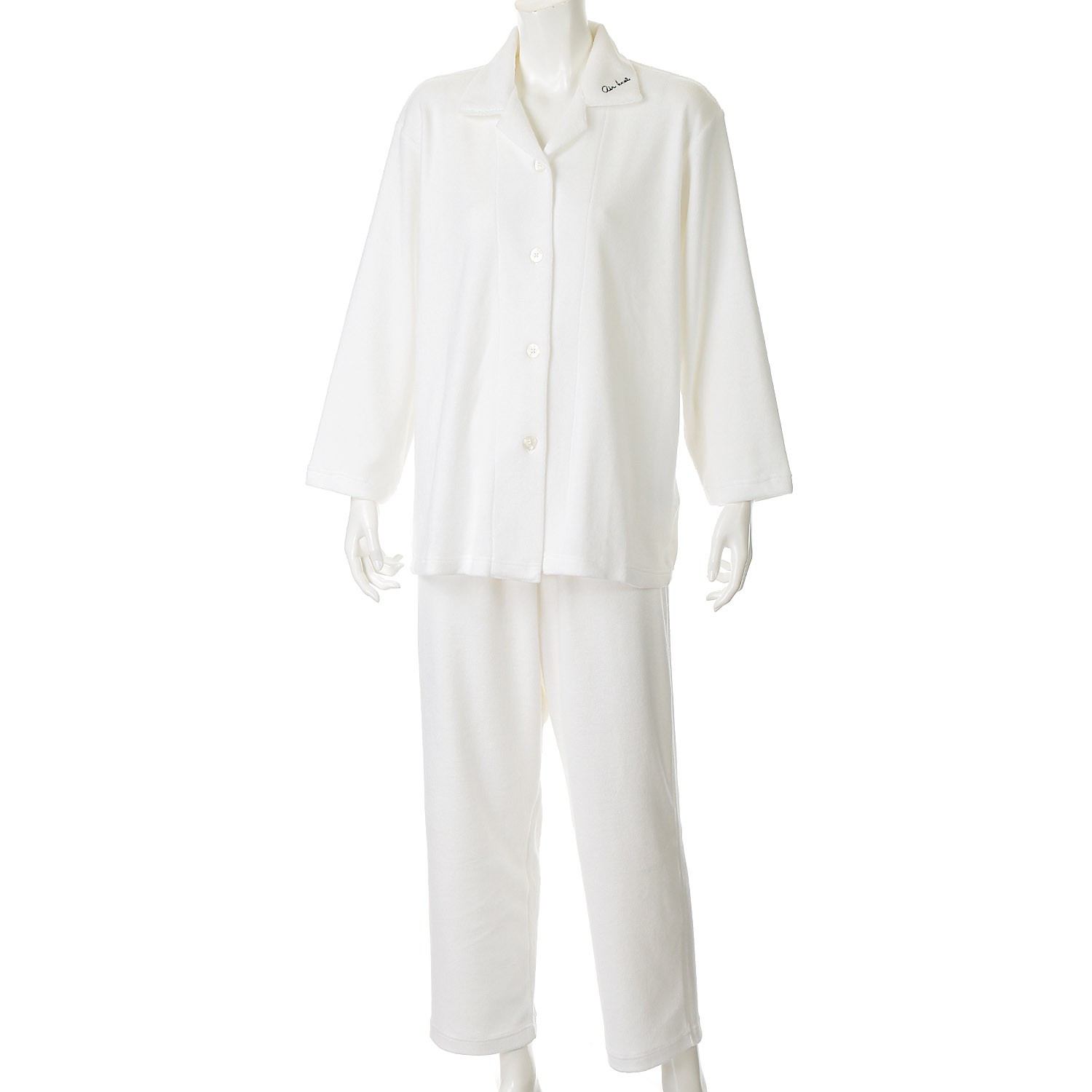 婦人 エアーかおる 紀伊パイル シャツパジャマ - 画像1