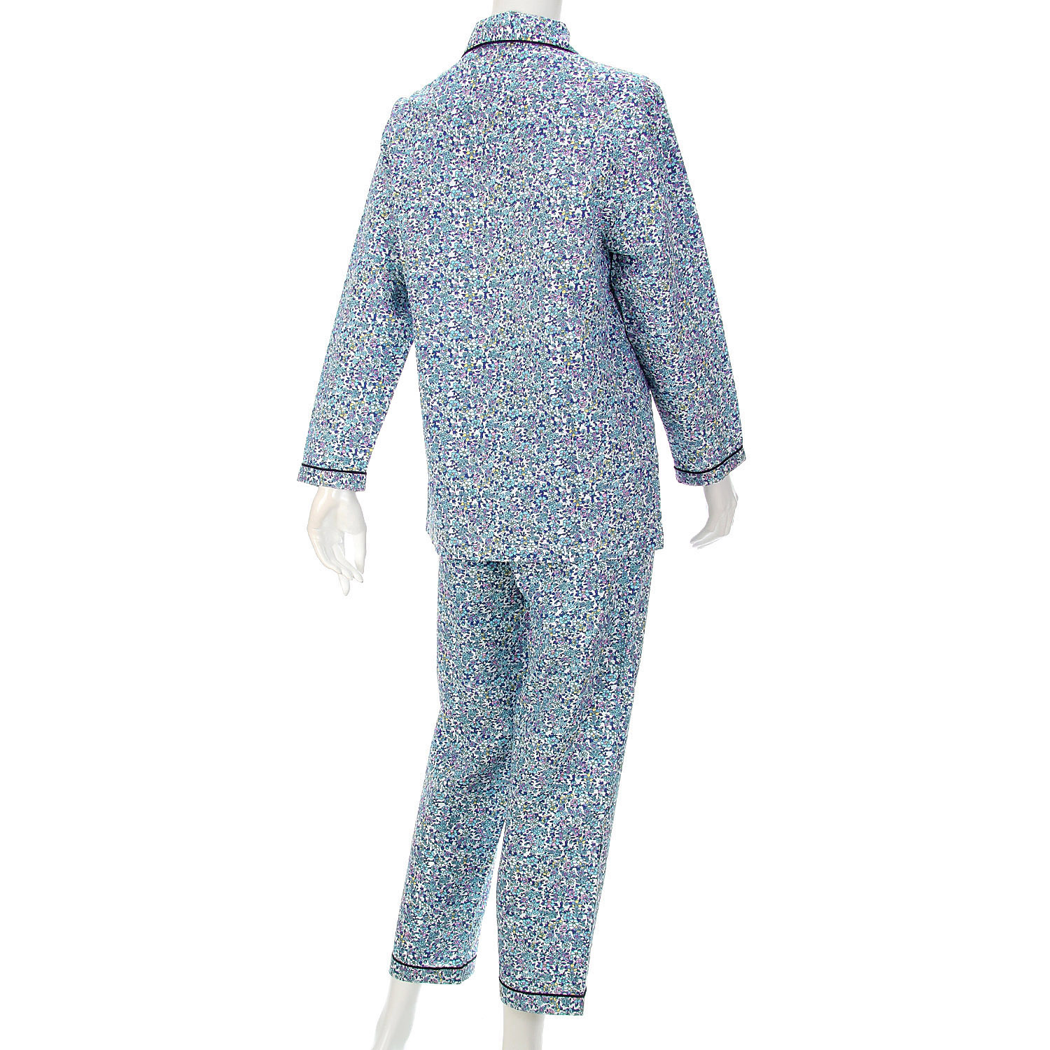 Golden Bear リップル フラワープリント テーラーパジャマ - 画像2