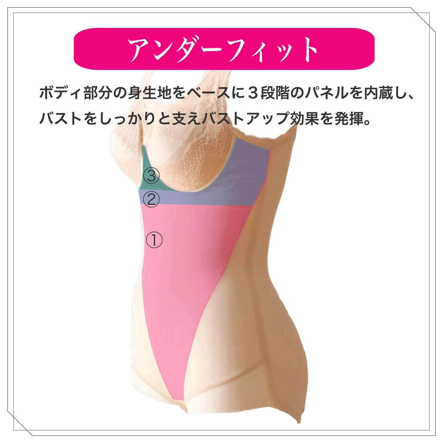 【TAMURA】モアスライド ボディーシェイパー - 画像15