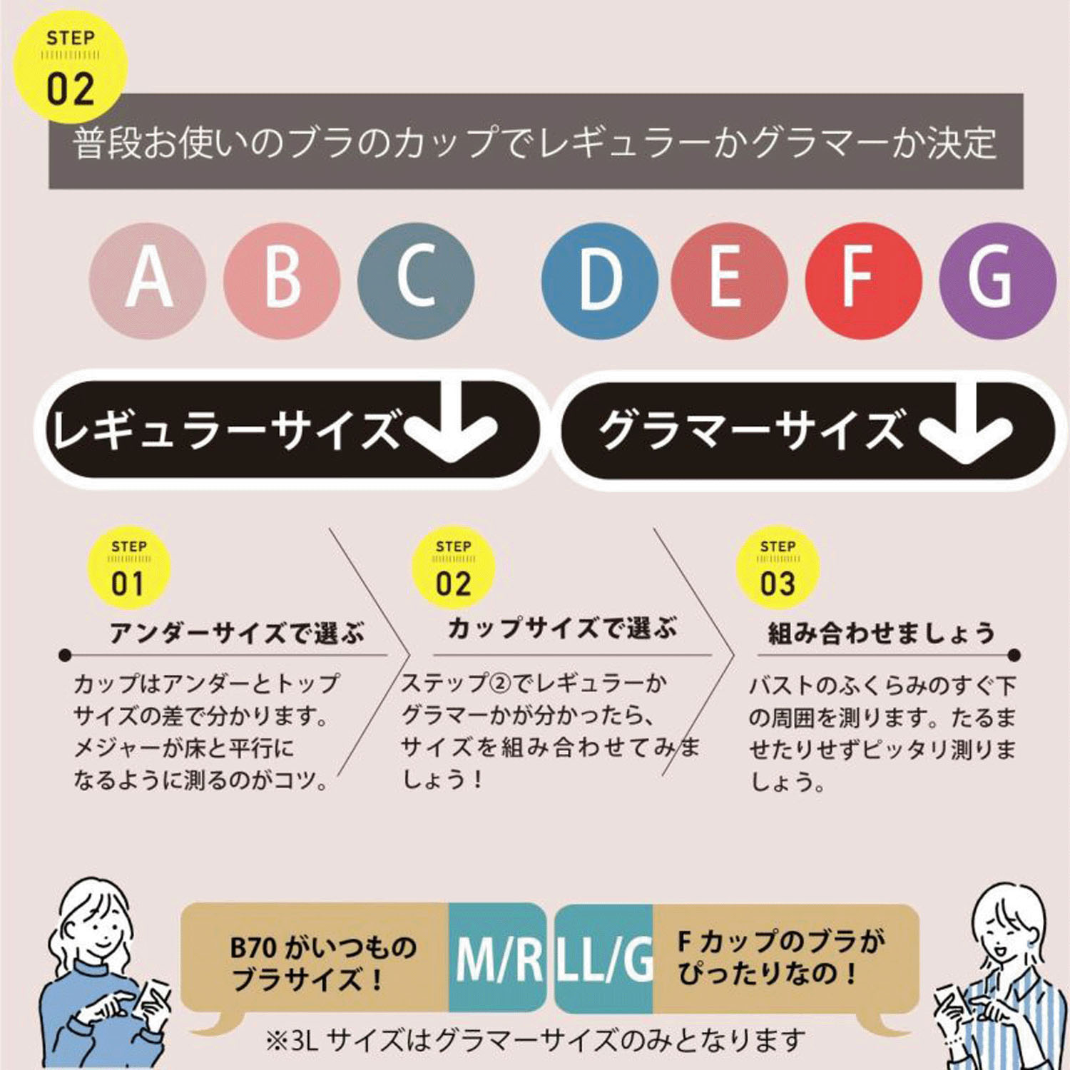 【TAMURA】ブルーメリアシリーズ ブラジャー グラマー - 画像14