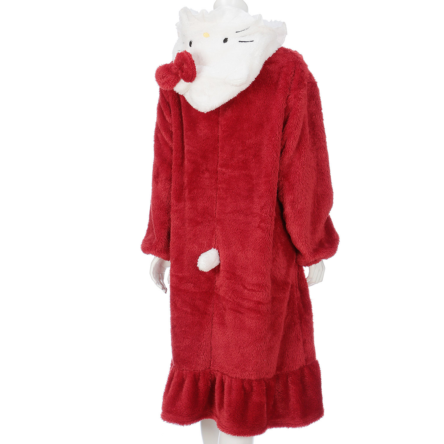 ハローキティ両面ボア着る毛布 - 画像3