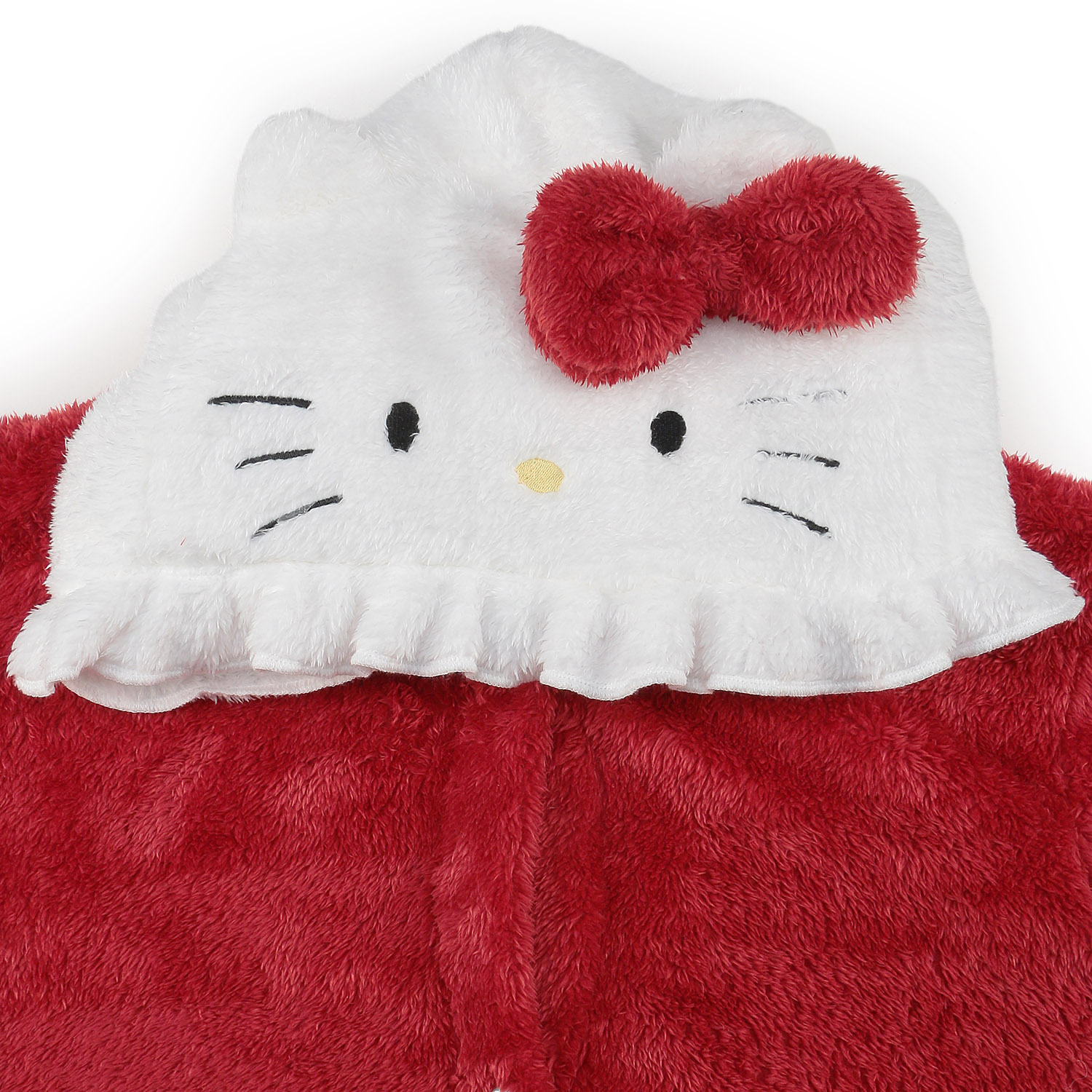 ハローキティ両面ボア着る毛布 - 画像4