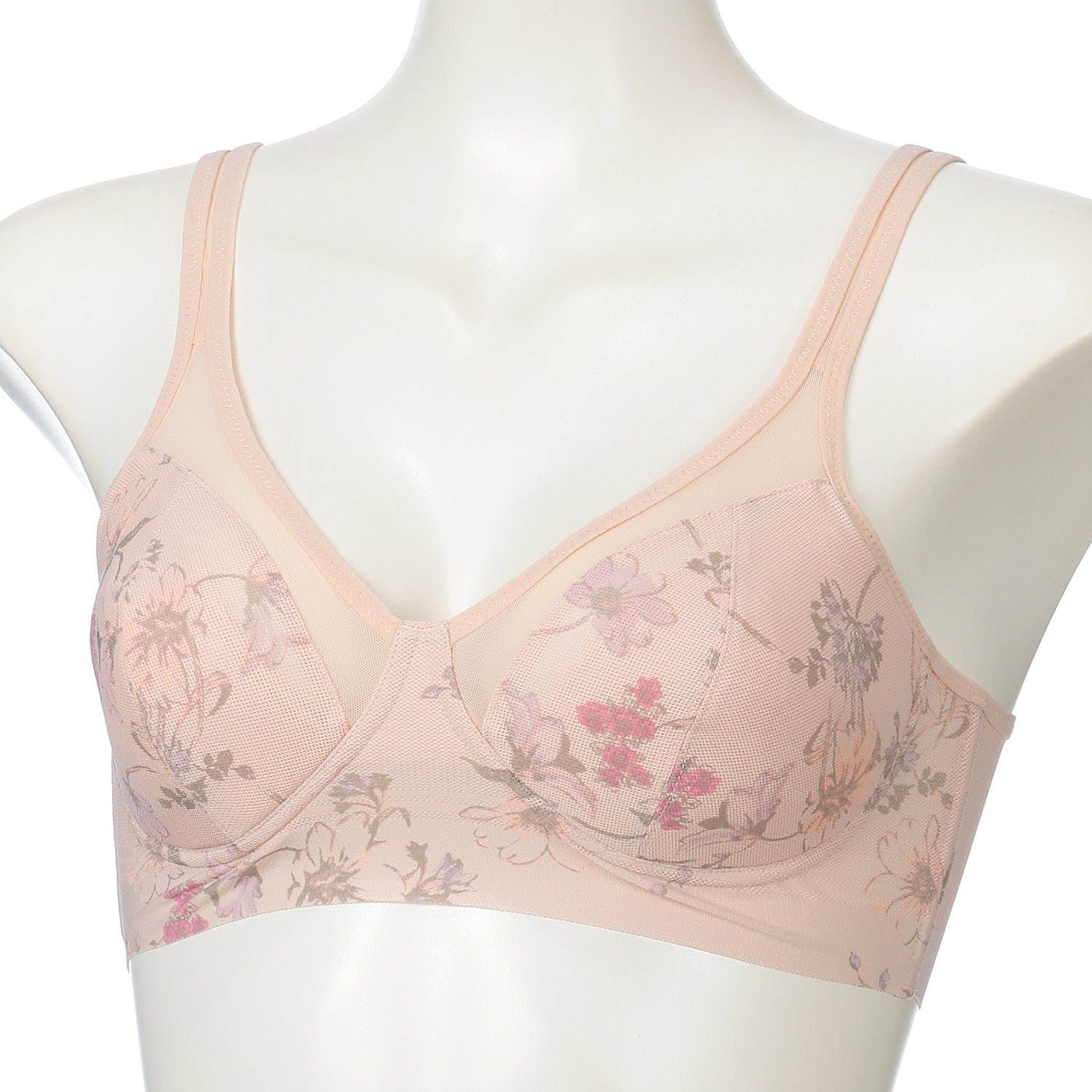 BVD 涼ブラ 花柄プリントハーフトップM／L - 画像2