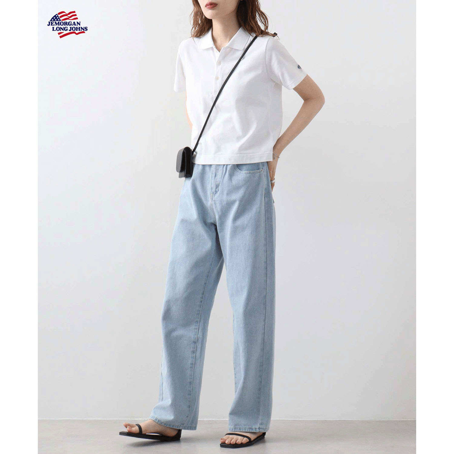 【JEMORGAN LONG JOHNS】 カノコミニポロシャツ - 画像2