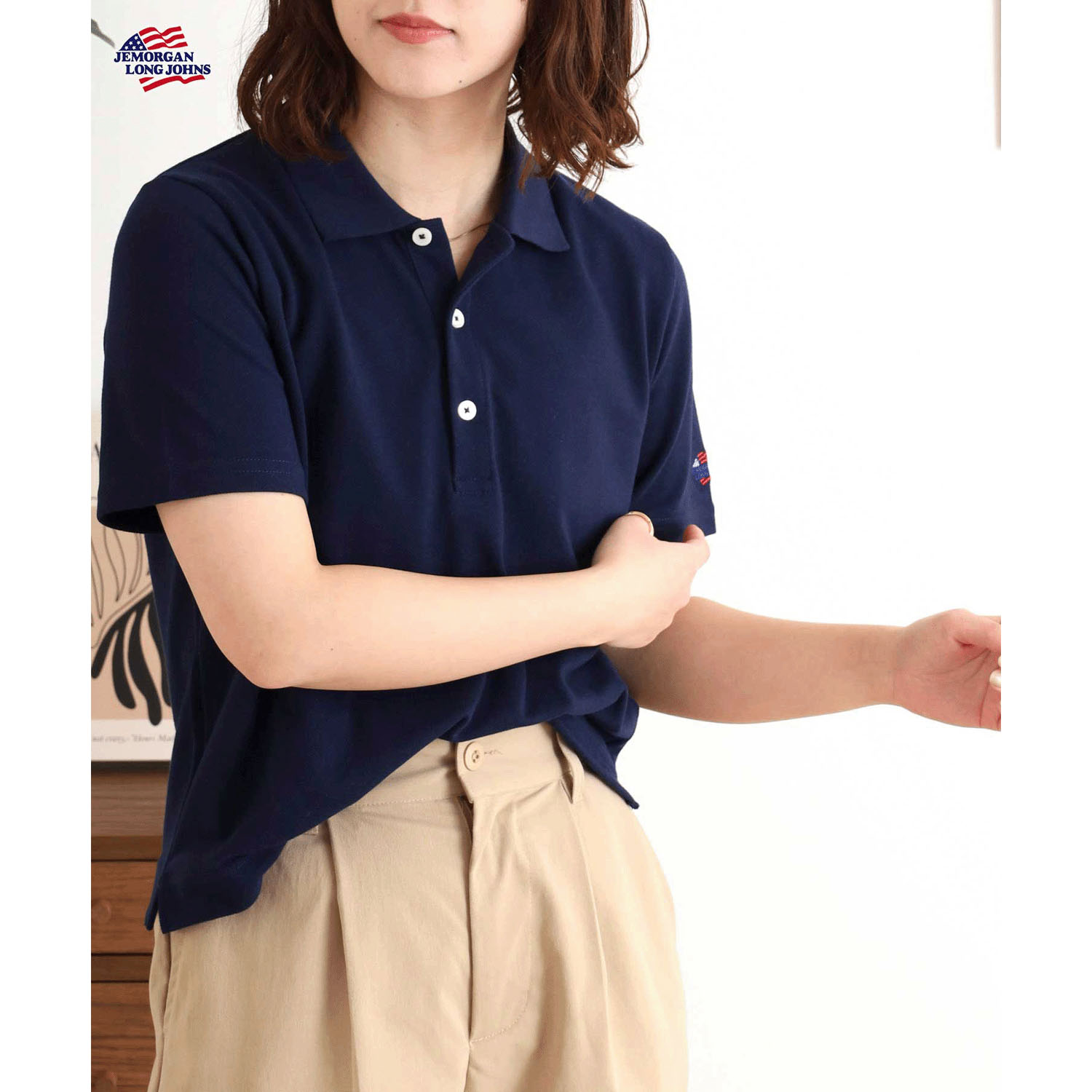 【JEMORGAN LONG JOHNS】 カノコミニポロシャツ - 画像16