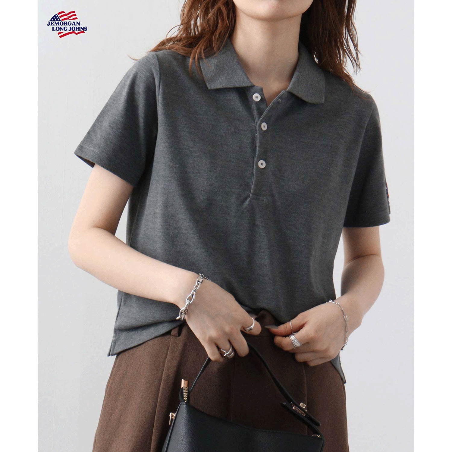 【JEMORGAN LONG JOHNS】 カノコミニポロシャツ - 画像4