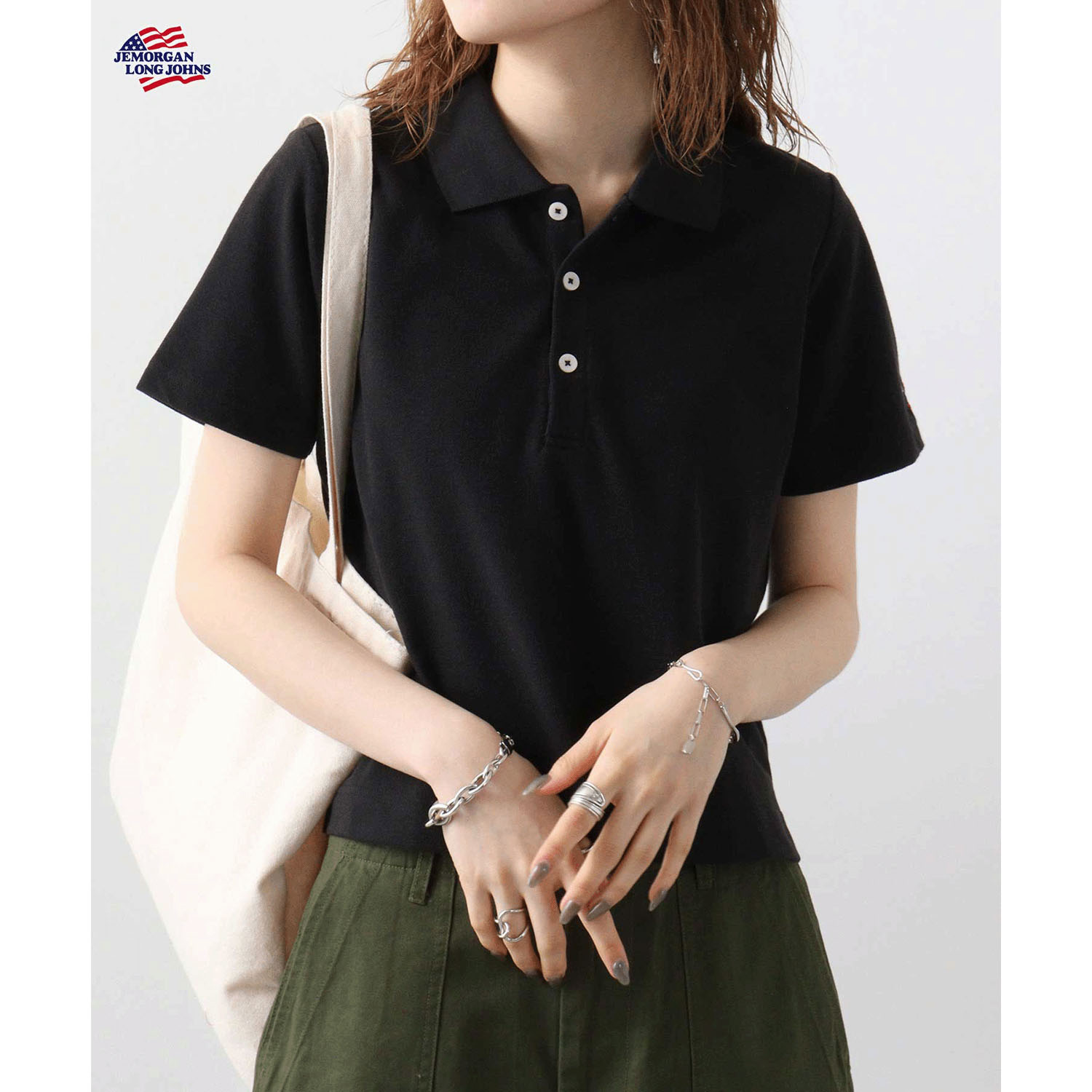 【JEMORGAN LONG JOHNS】 カノコミニポロシャツ - 画像8