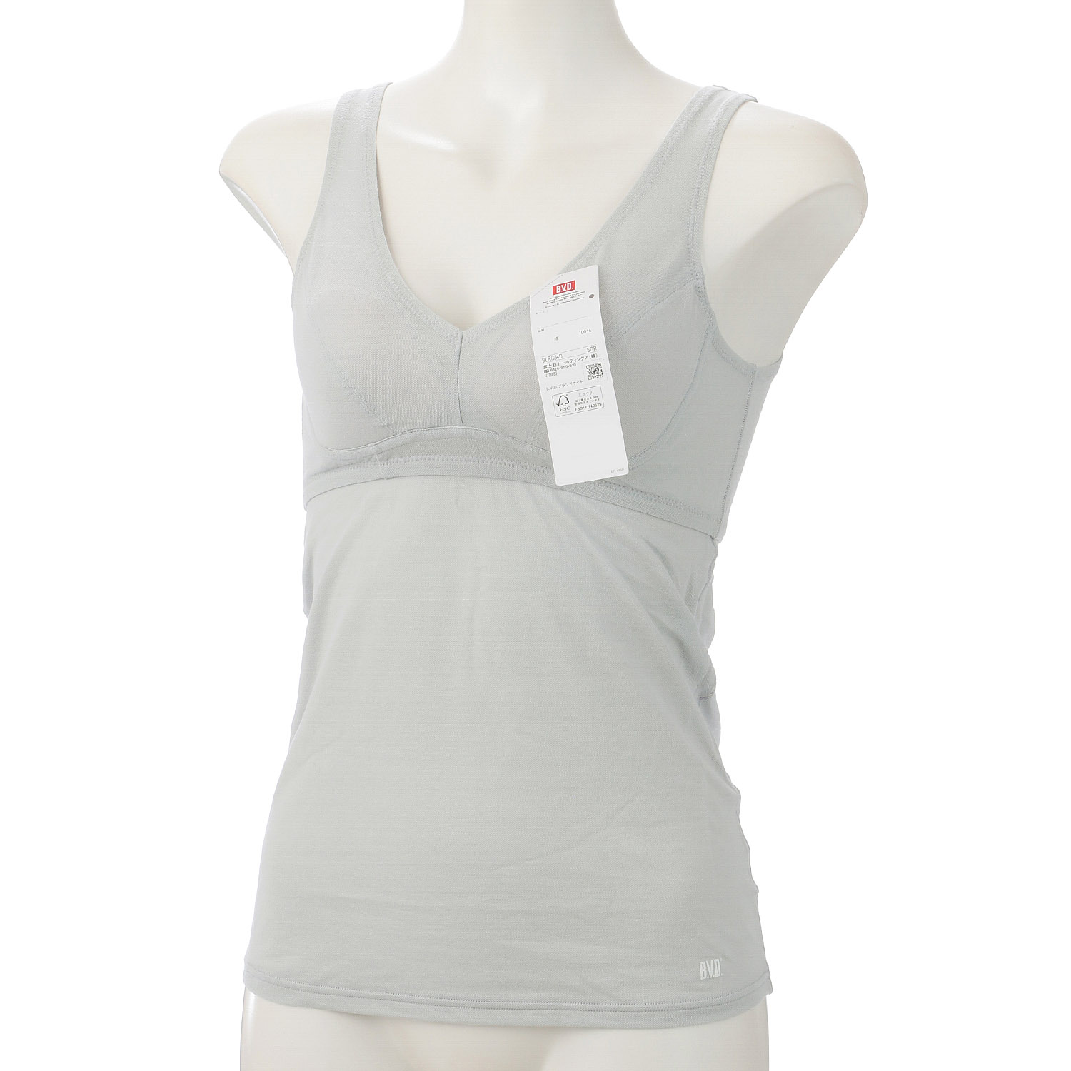 綿100％涼軽タンクトップM．L