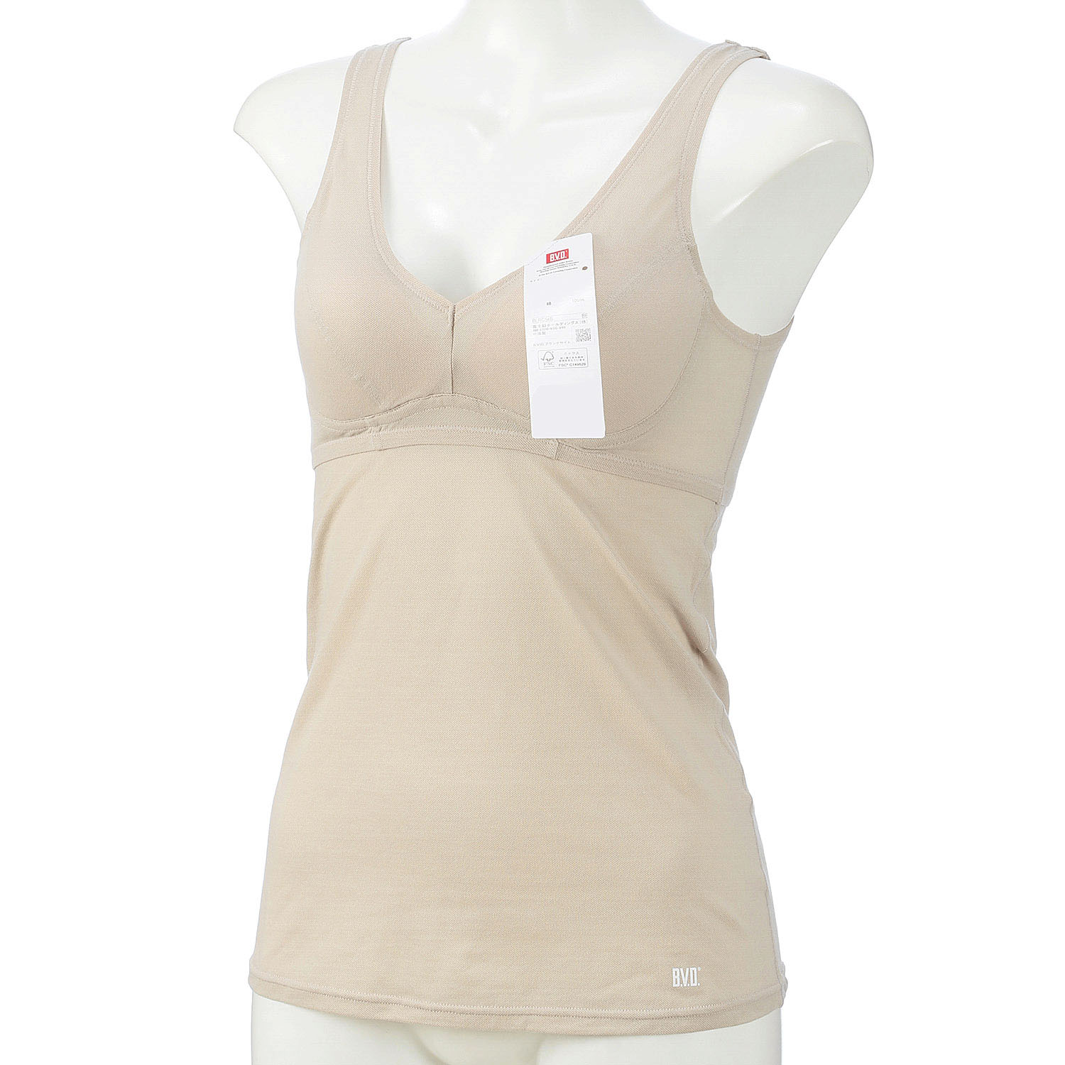 綿100％涼軽タンクトップ LL - 画像1