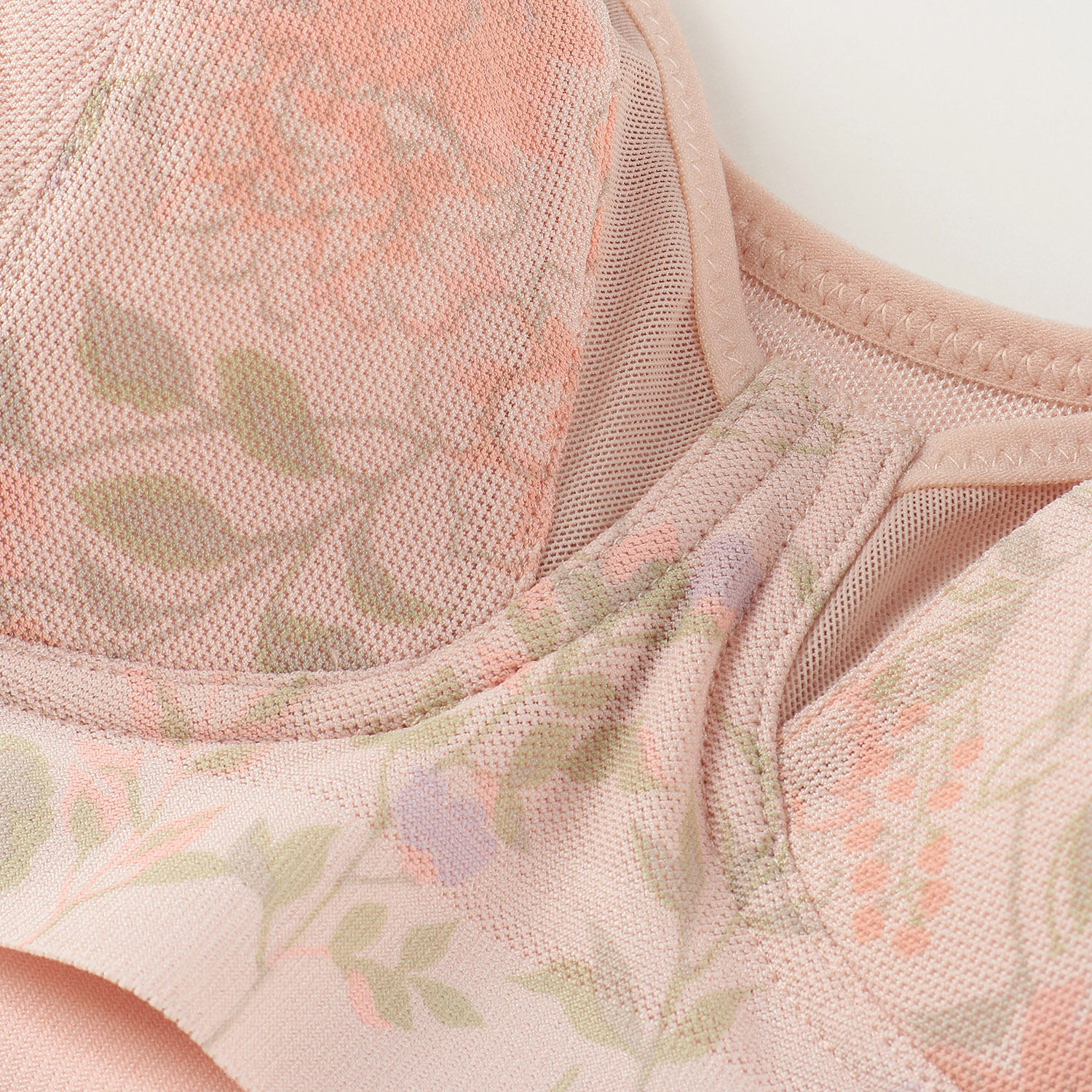 BVD涼ブラ花柄プリントハーフトップM／L - 画像6