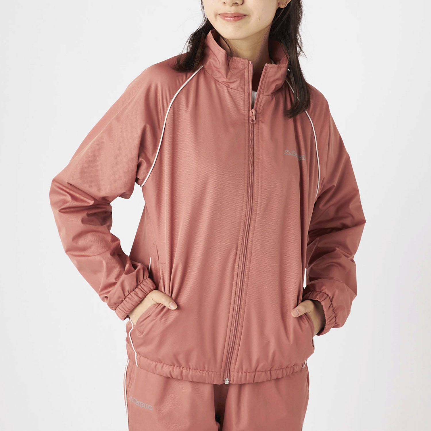 Kappa 婦人裏フリースウィンドウジップジャケット - 画像11