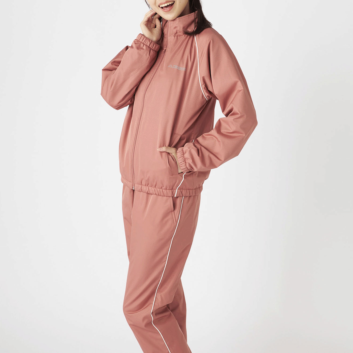 Kappa 婦人裏フリースウィンドウジップジャケット - 画像15