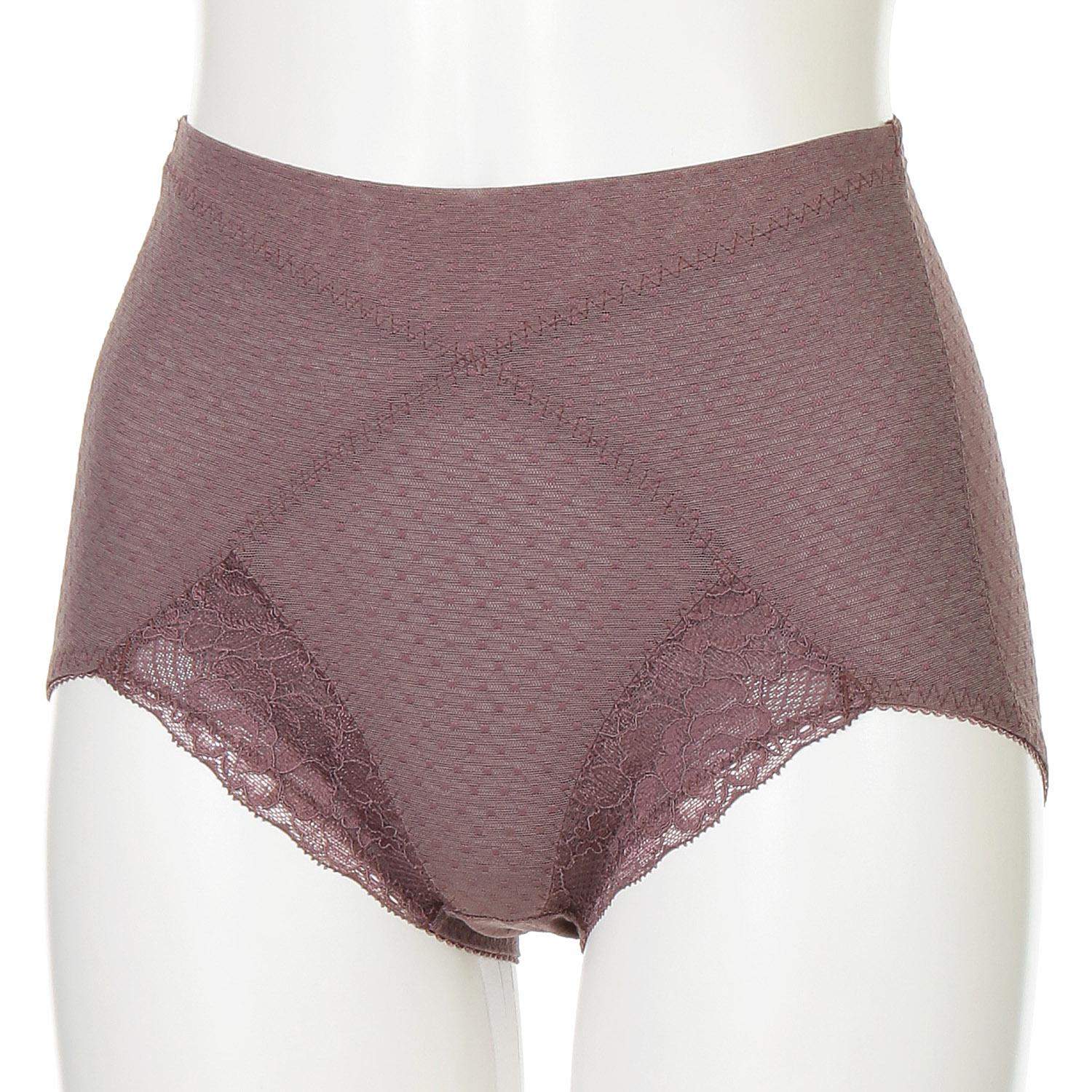 ソフトスタイレット ショートガードル グレイッシュパープル M