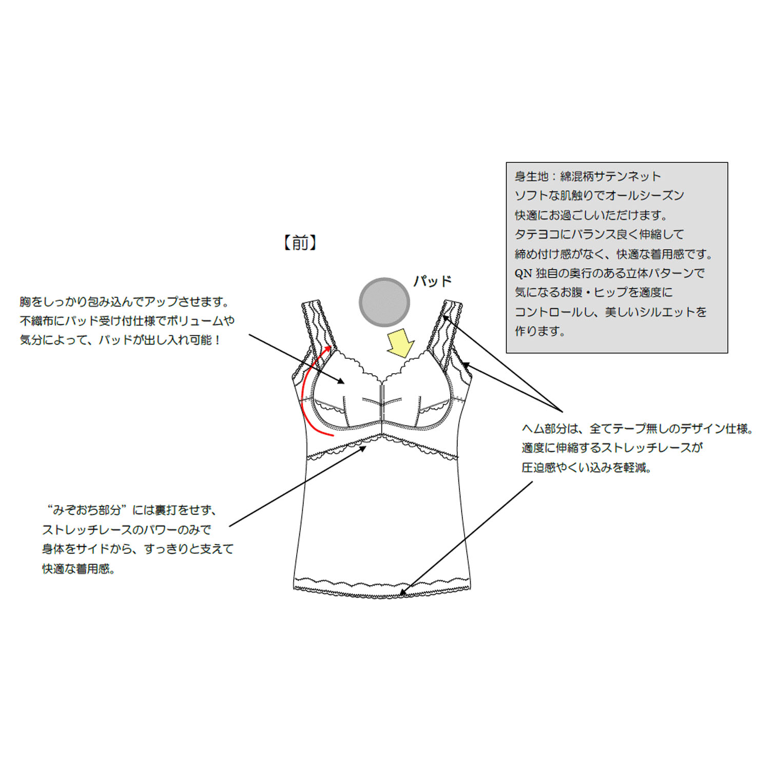ウェルサポート ボディシェイパーL ジョワイユ - 画像5