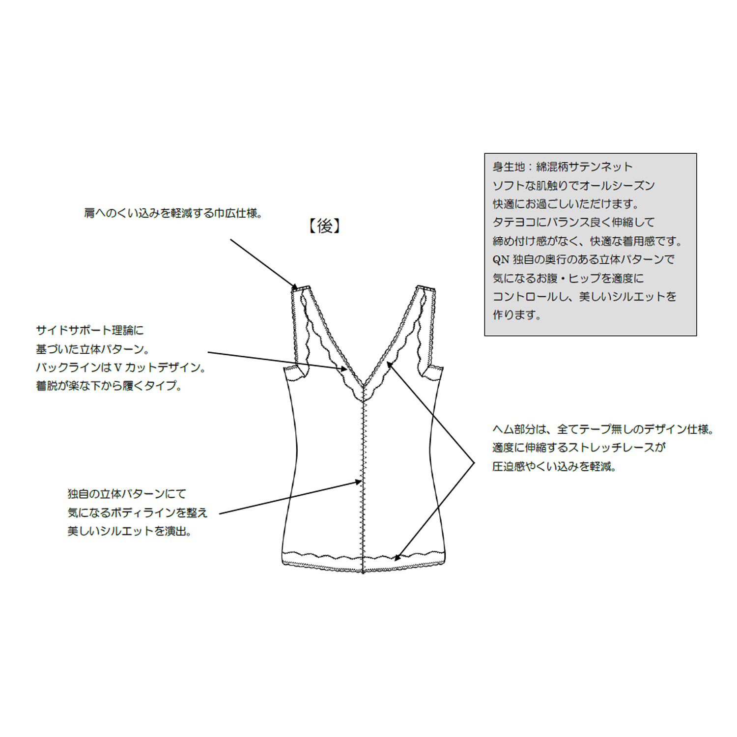 ウェルサポート ボディシェイパーLL ジョワイユ - 画像6