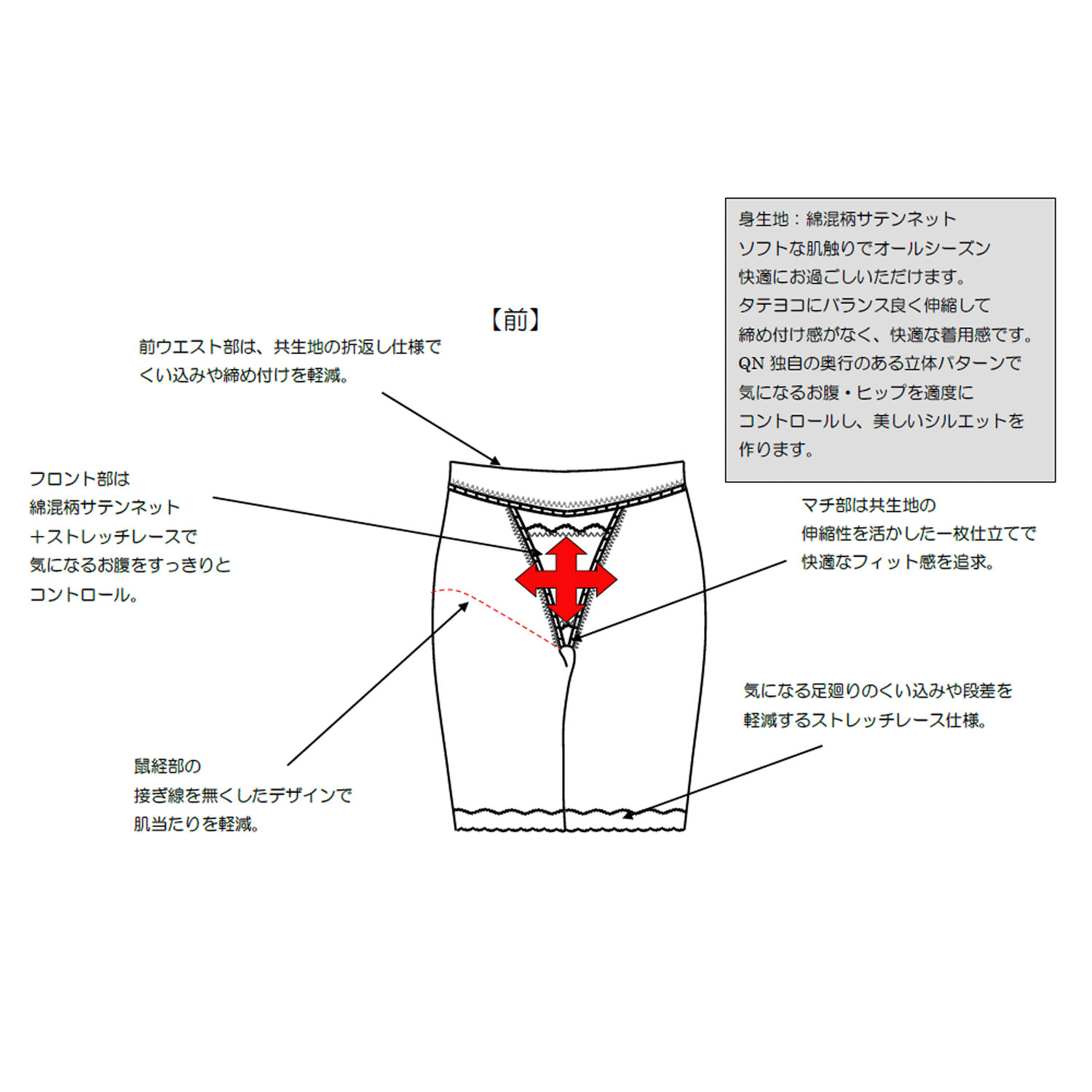 ウェルサポート ロングガードルL ジョワイユ - 画像4
