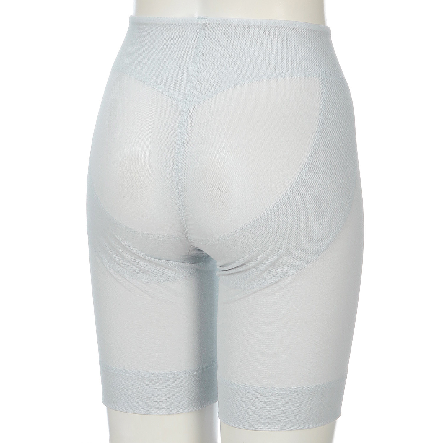 綿メッシュロングボトムグレイッシュブルーM ジョワイユ - 画像2