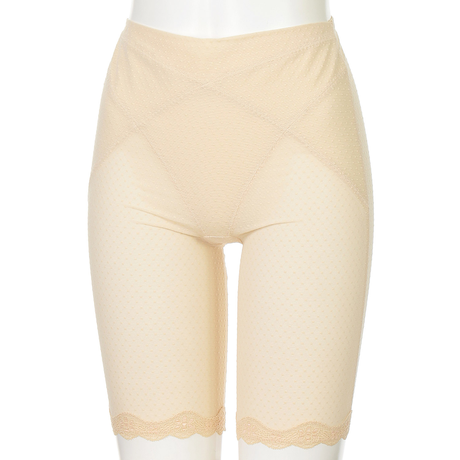 ソフトスタイレット ロングガードル ベージュ 3L - 画像1