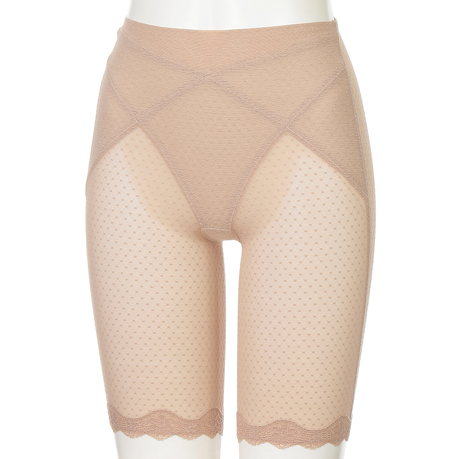 ソフトスタイレット ロングガードル モカ M - 画像3