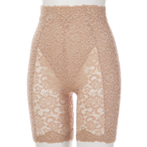 クラッシースタイレット 3分丈ガードル ベージュ M - 画像1