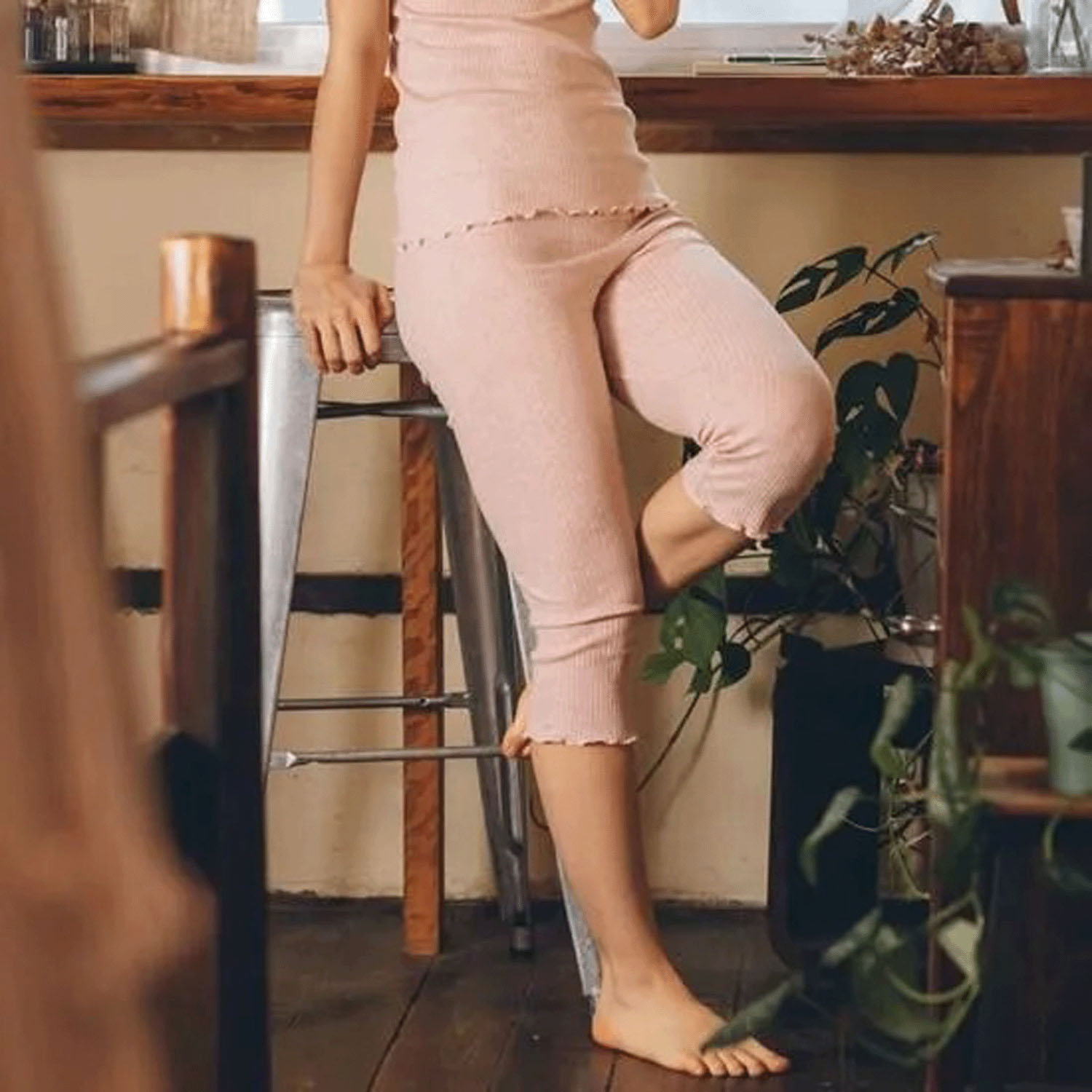 天衣無縫 リブひざ下パンツ - 画像7