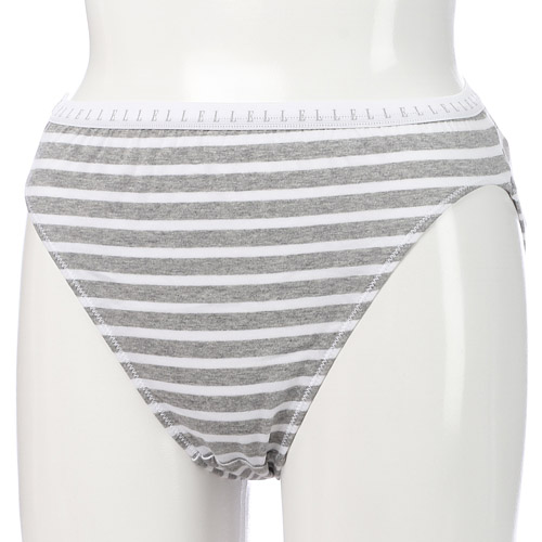 ELLE ボーダー天竺 スタンダード ショーツ - 画像1