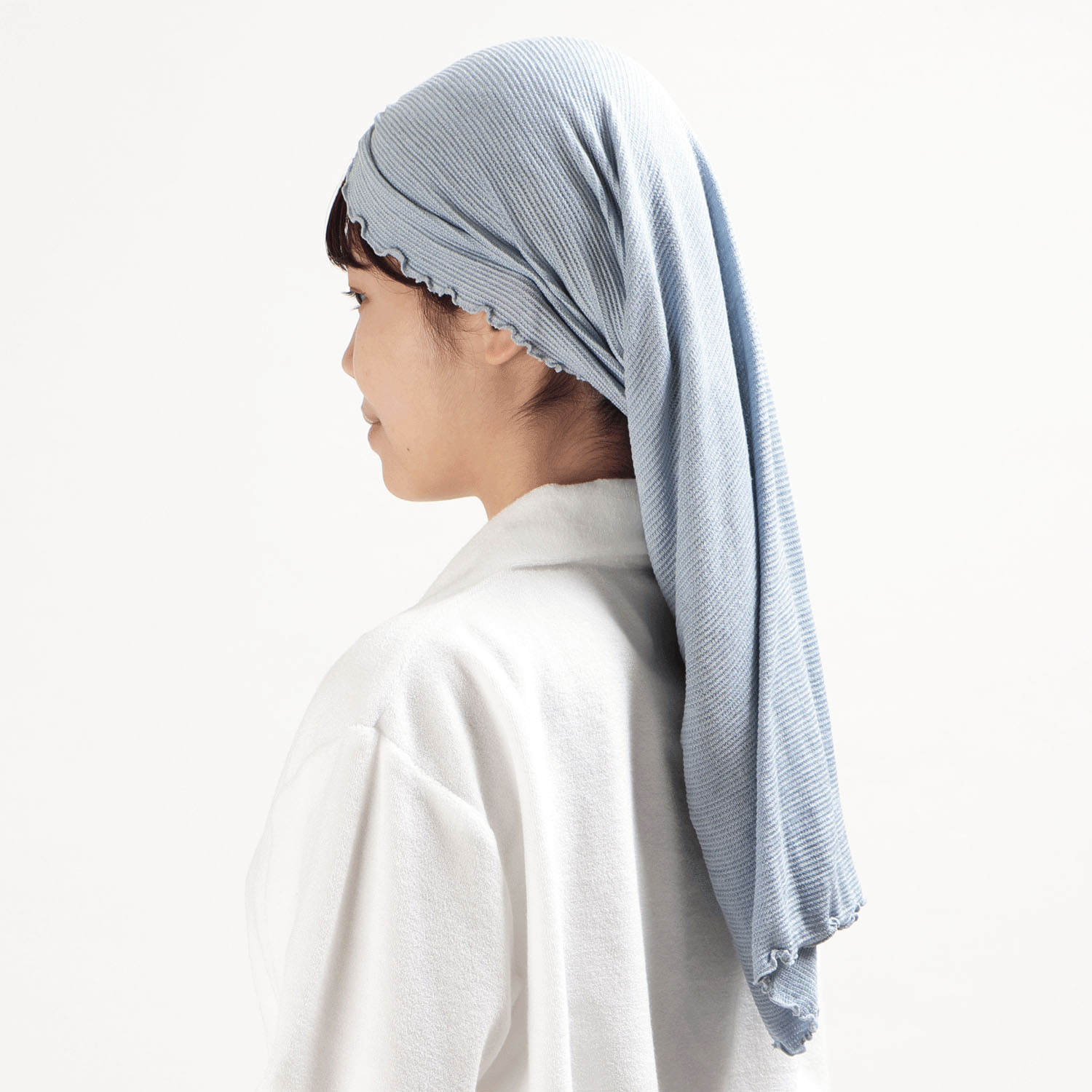 柔絹 シルク100％おやすみキャップ - 画像2