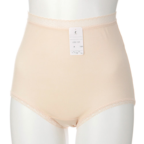 NEW リプセコットンハイウエストショーツ ベージュ M - 画像1