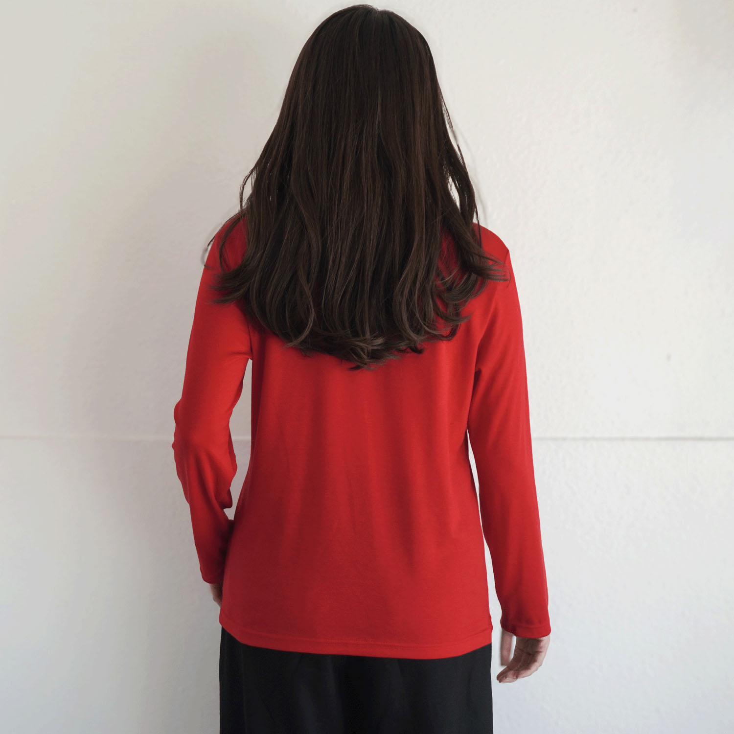 【Insta Live】ハーフミラノリブクルーネックカットソー - 画像2