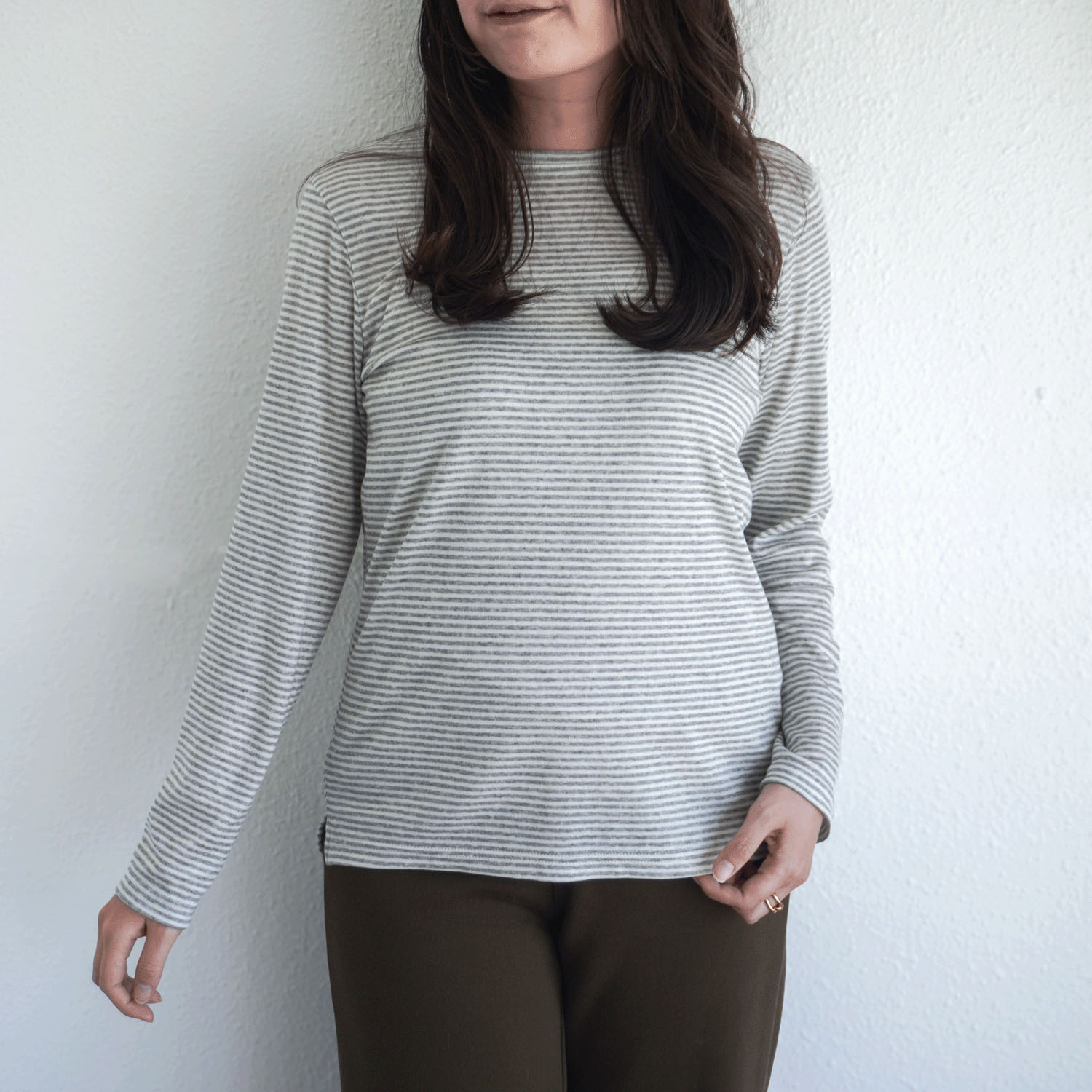 【Insta Live】ハーフミラノリブクルーネックカットソー - 画像22