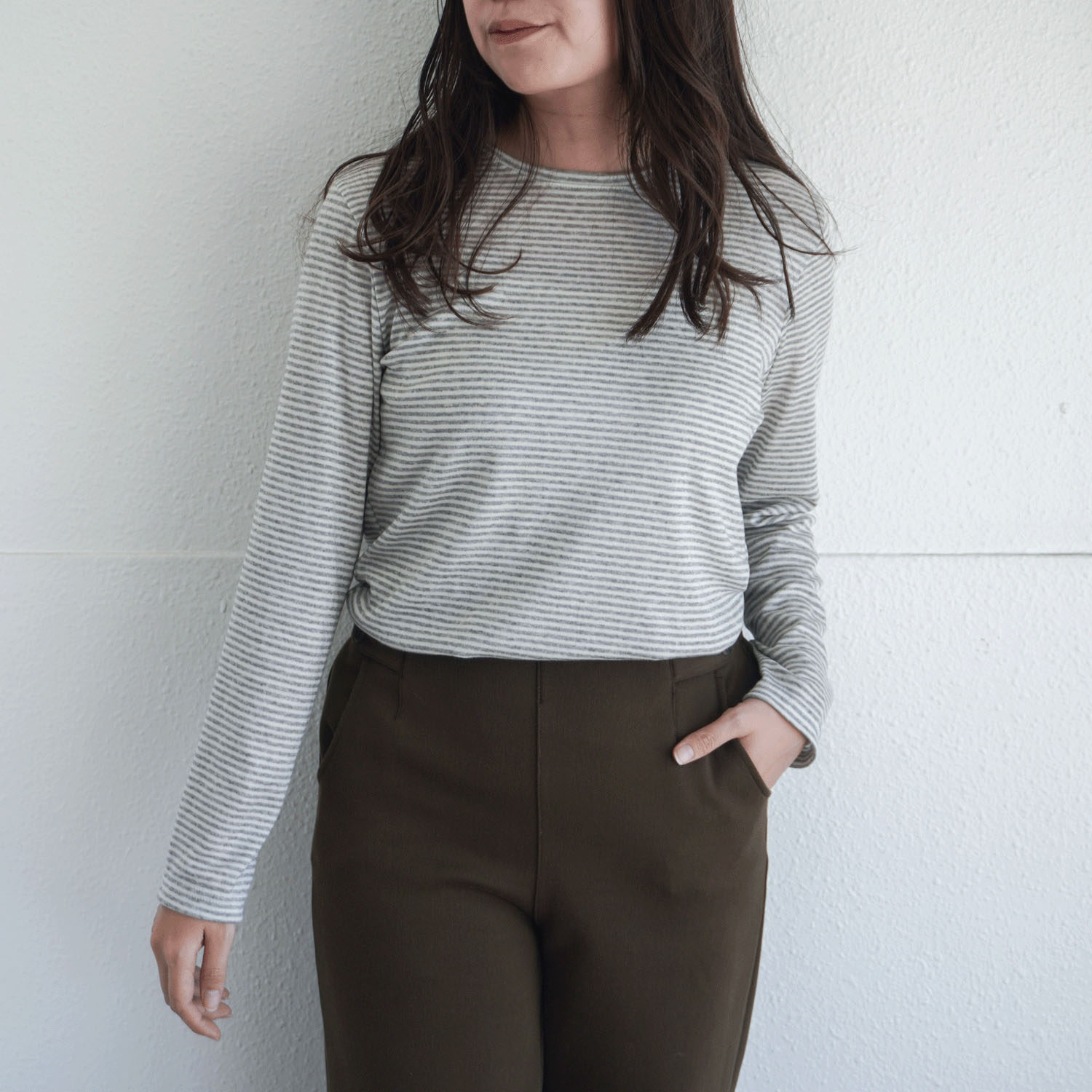 【Insta Live】ハーフミラノリブクルーネックカットソー - 画像26